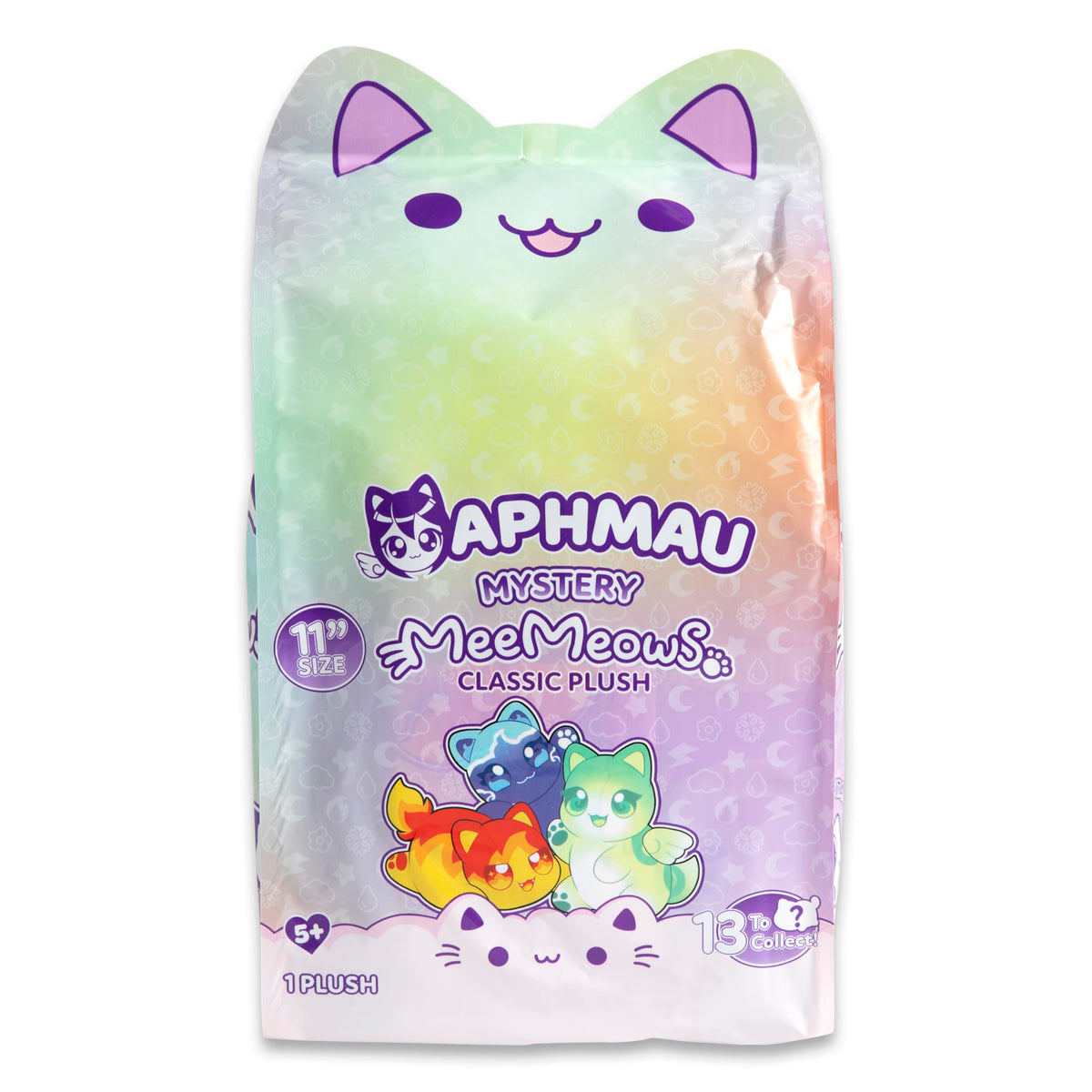 Aphmau MeeMeows 11" Elemental Mystery Plush - Stuffed Cat Toy, 5+