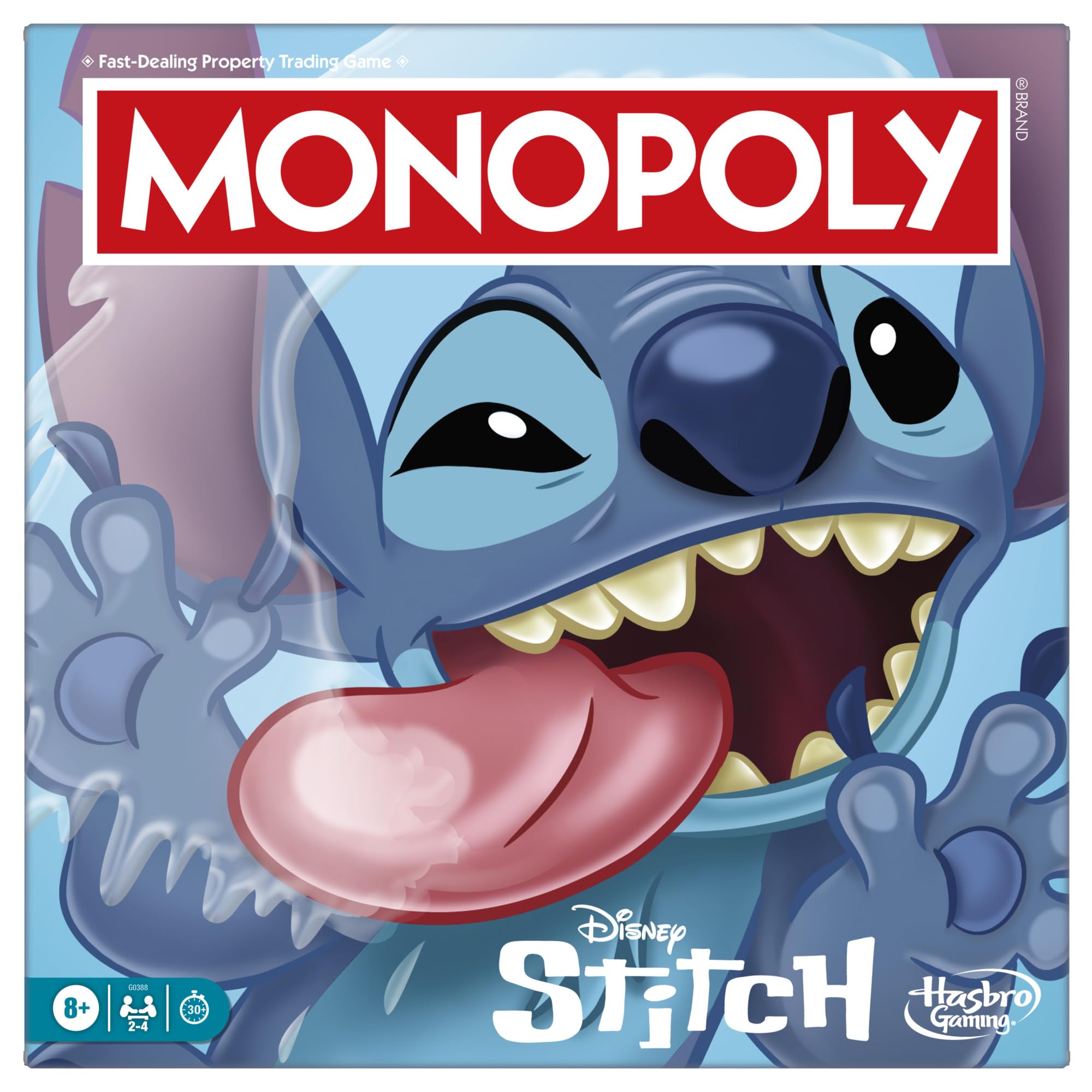 Monopoly Disney Stitch Edition Board Game - English Version | Ages 8+ | 2-6 Players 1