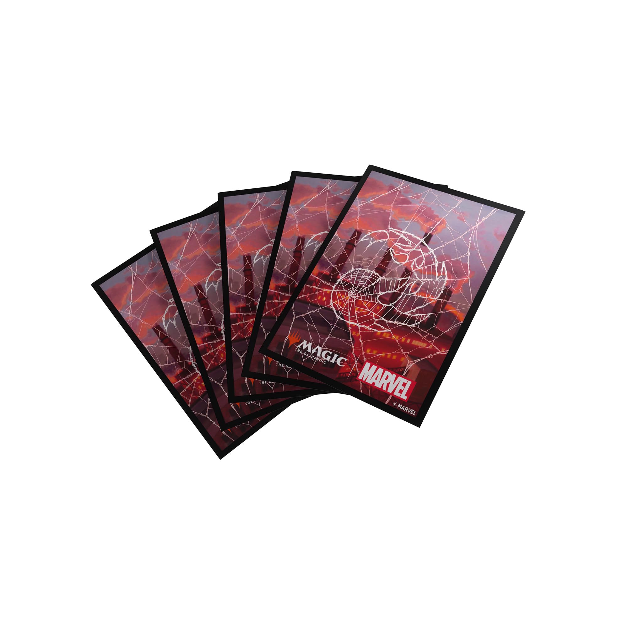 Gamegenic Magic: The Gathering Premium Art Sleeves - Spider-Man Mountain | 105 Count 1