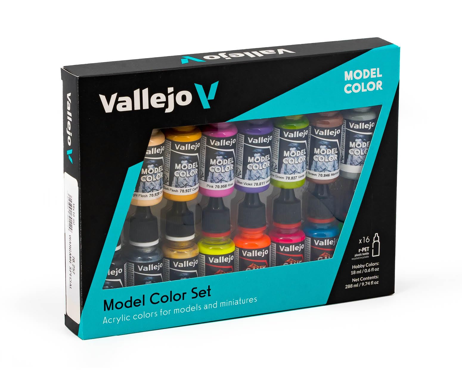 Vallejo Acrylic Paint Set - Wargames Special (16 x 1.13 ml Bottles) 4
