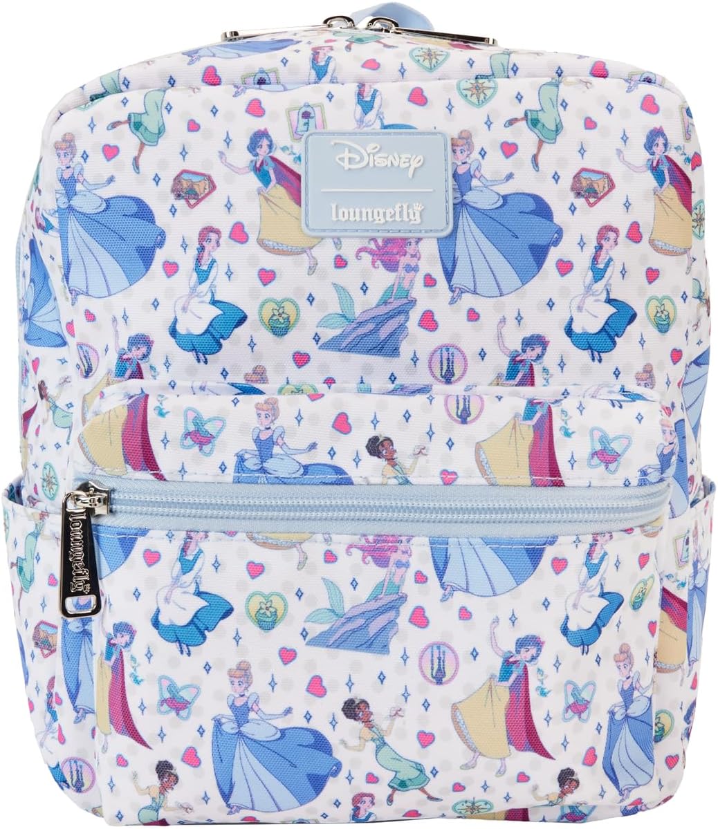 Loungefly: Disney - Princess - Manga Style AOP Nylon Mini Backpack