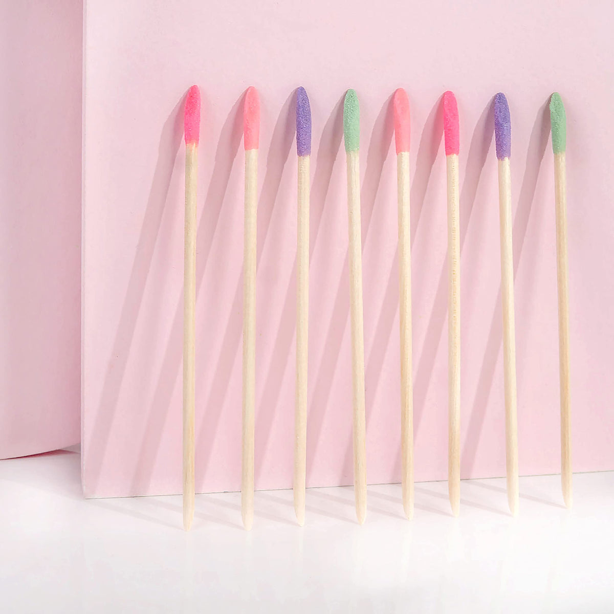 Brushworks Cuticle Crystal Sticks - 8 Count | Gentle Exfoliation | Travel Size
