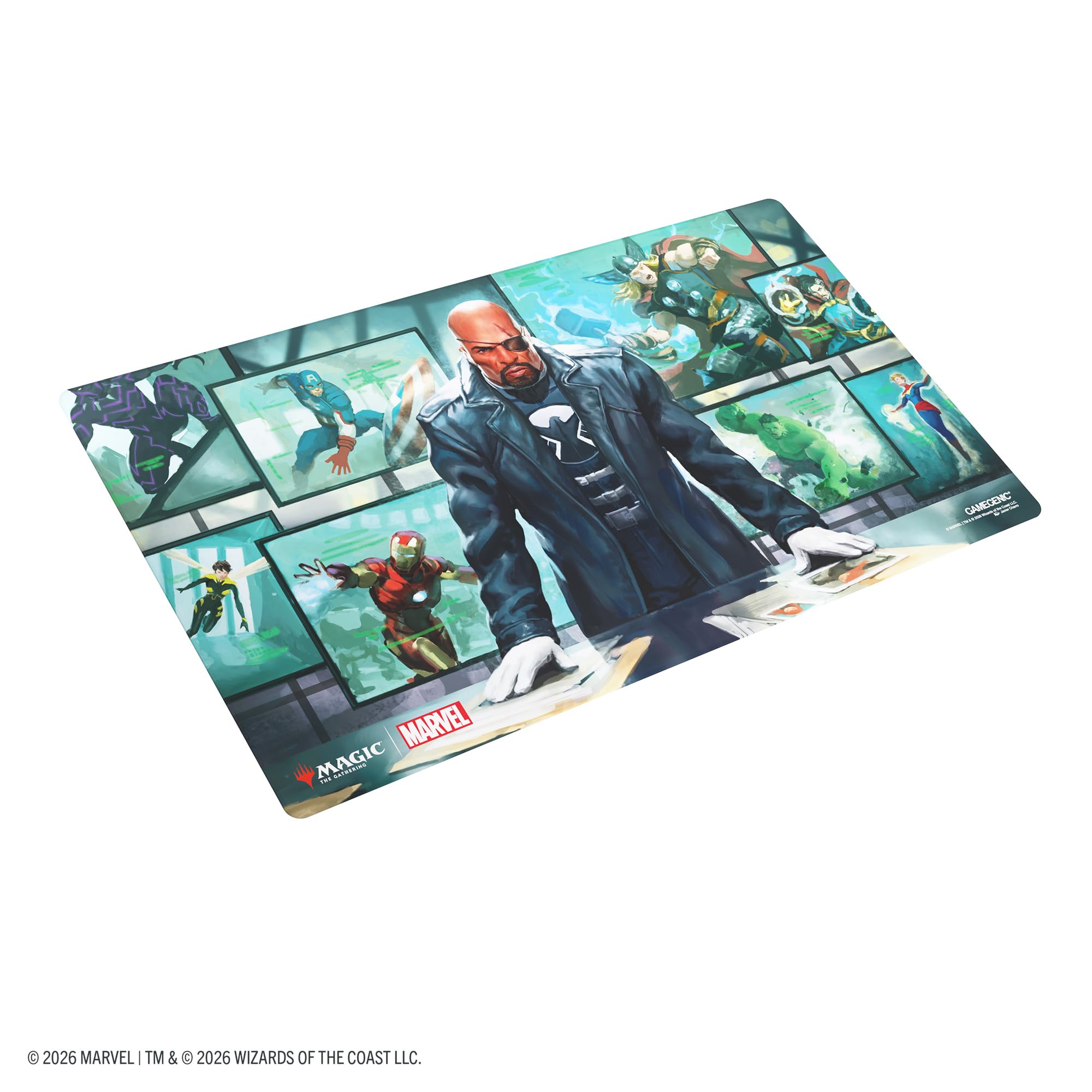 Gamegenic Magic: The Gathering Marvel Super Heroes Prime Playmat - Nick Fury Artwork