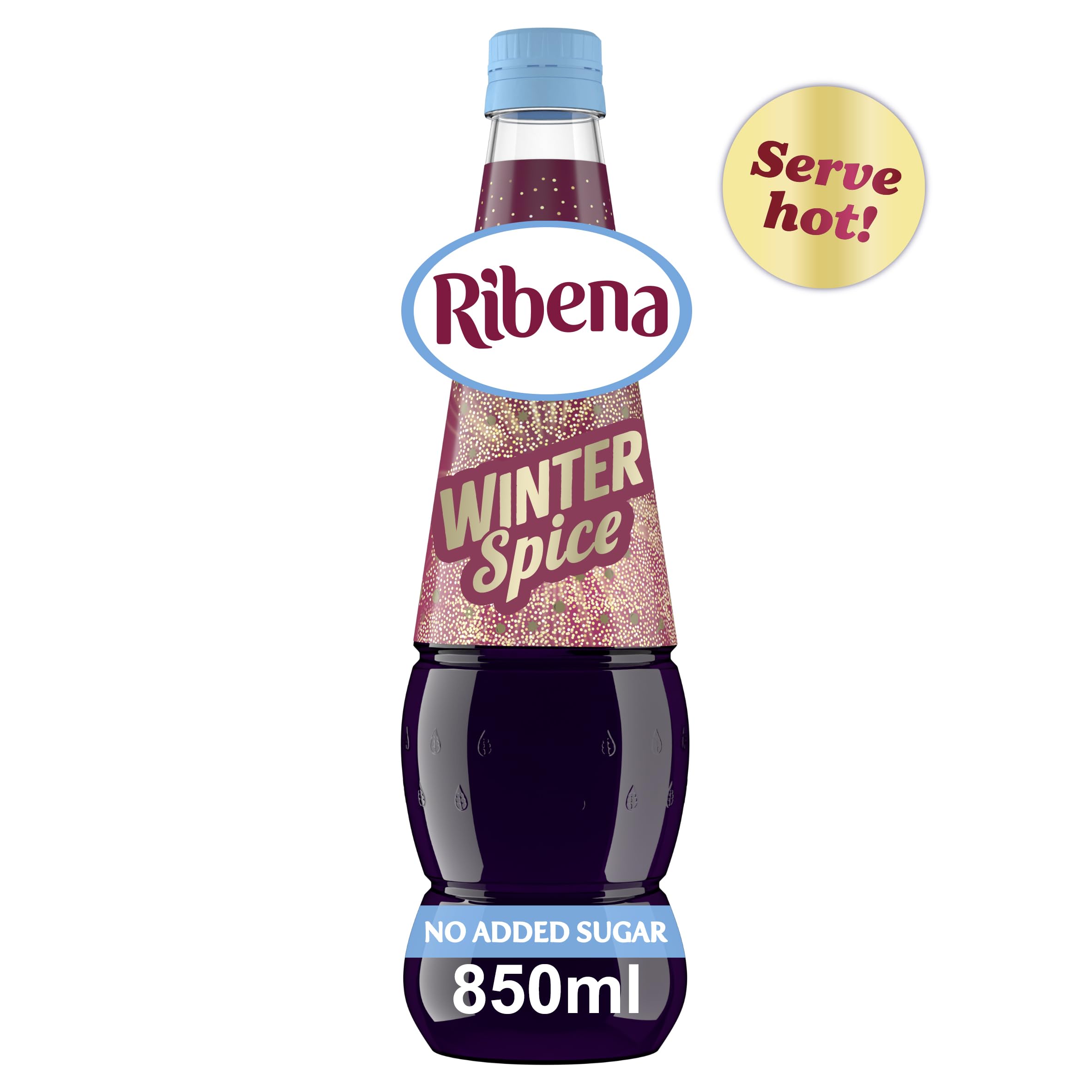 Ribena Winter Spice Squash No Added Sugar 850ml - Real British Blackcurrant 2