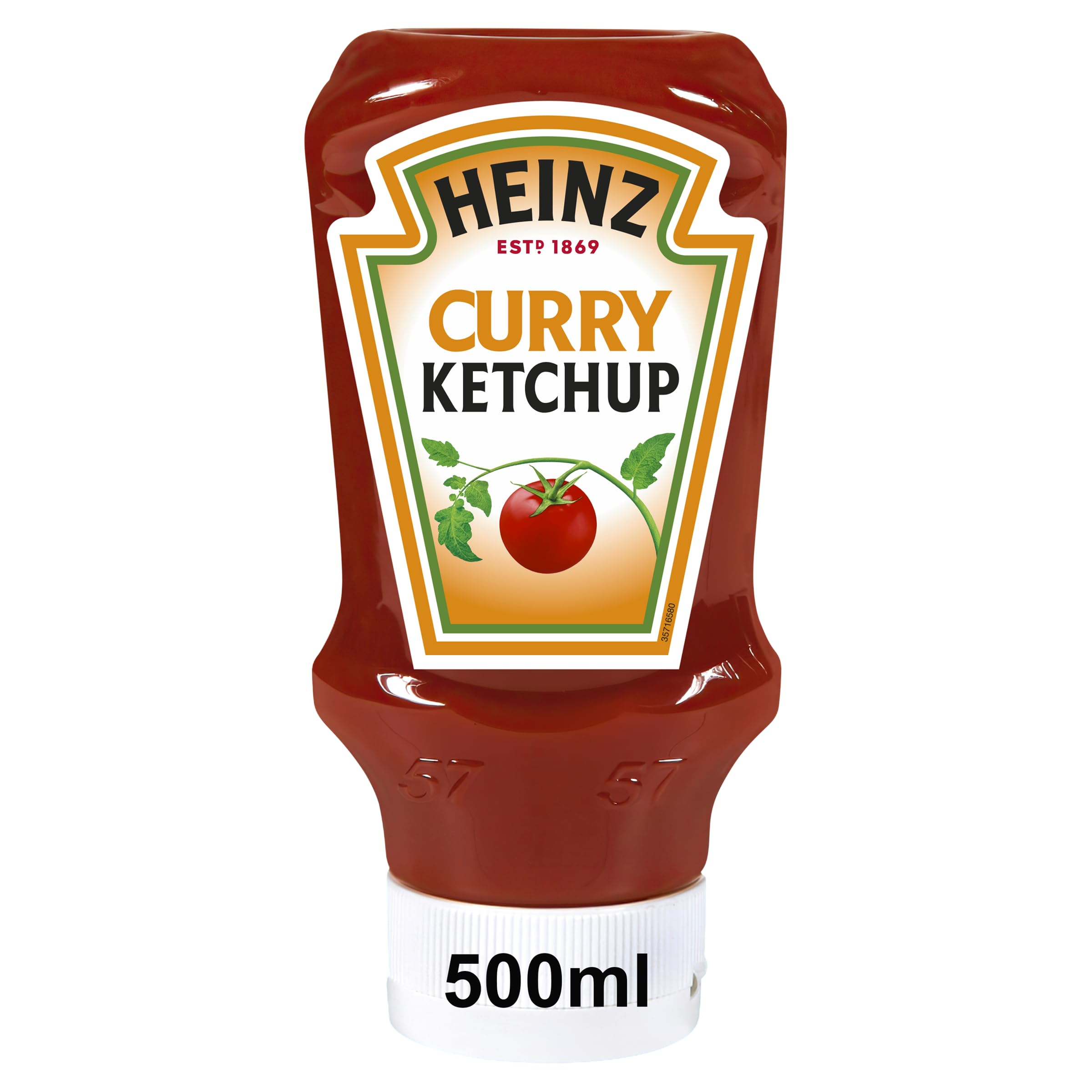 HEINZ Curry Tomato Ketchup - 570g | No Thickeners | Vegetarian & Vegan