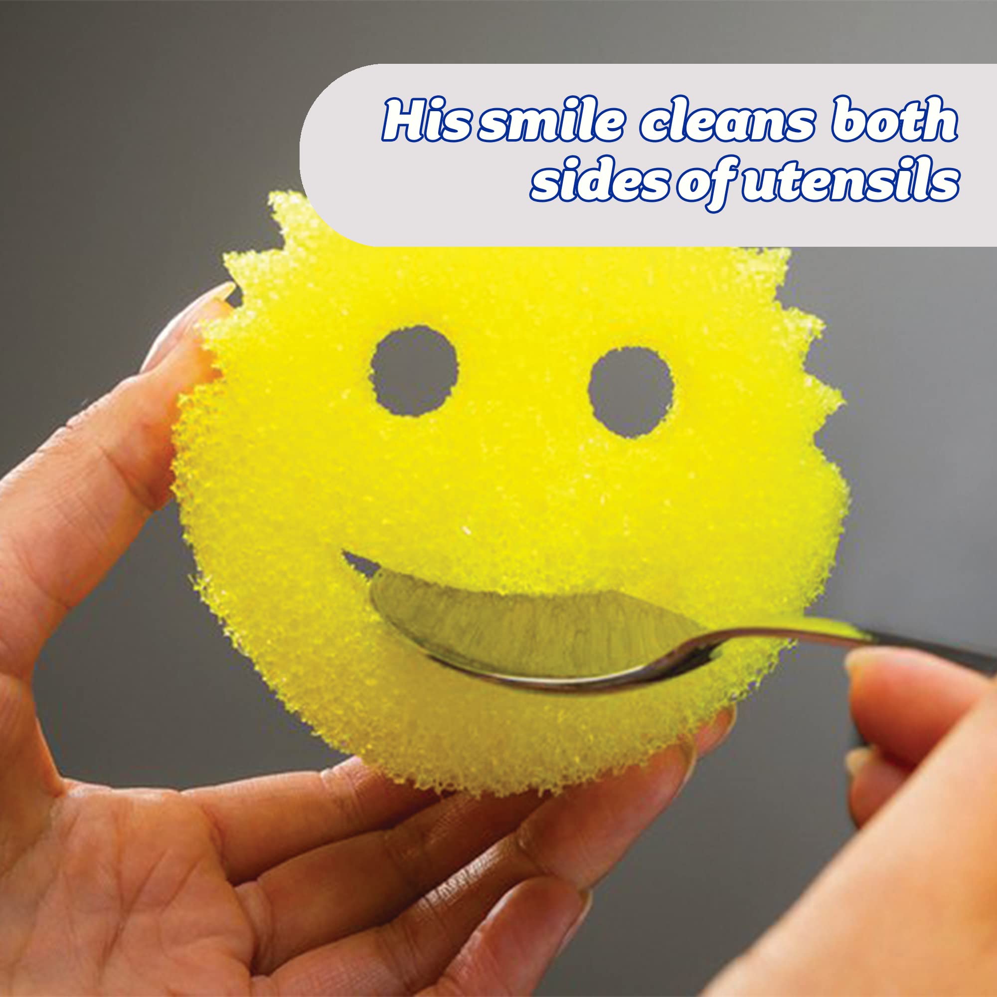Scrub Daddy Original Dish Sponge - Non-Scratch, Odor-Resistant | 2 Pack | Yellow 6