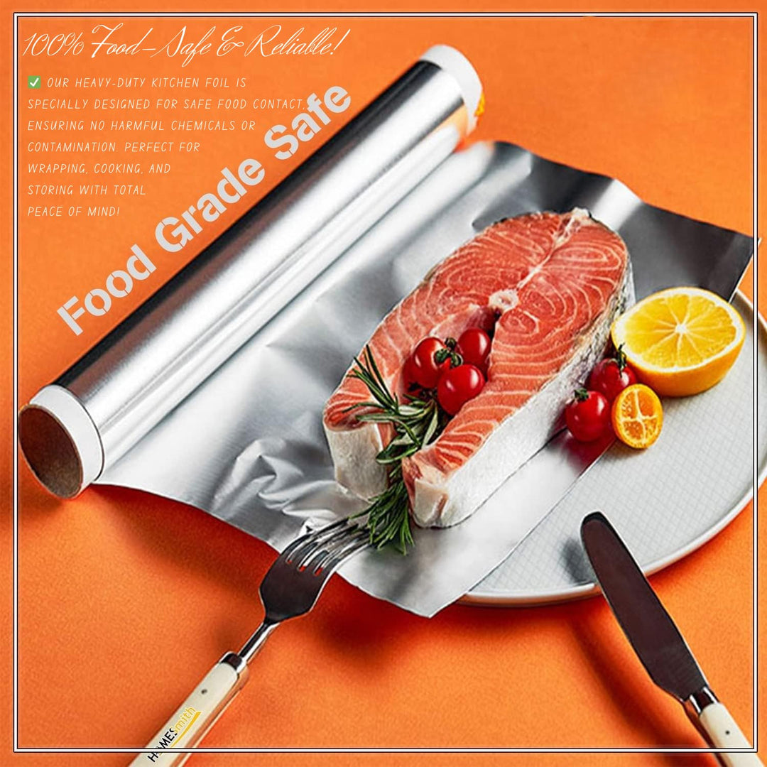 STERLING PRODUCTS 30m Extra Long Heavy Duty Aluminum Foil Roll - 30cm Width
