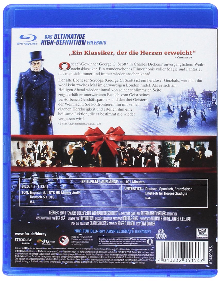 Charles Dickens – Eine Weihnachtsgeschichte [Blu-ray]