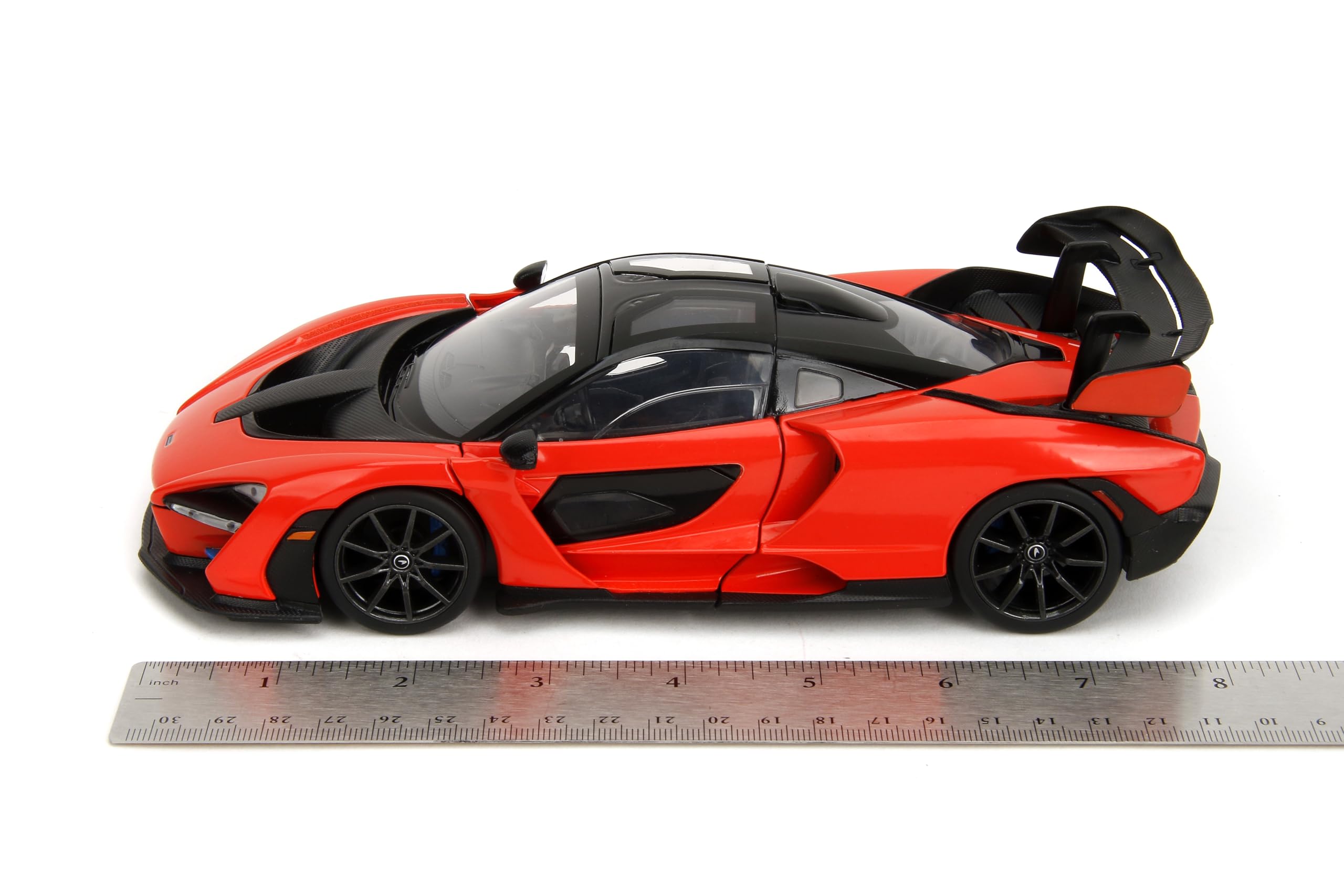 Jada Toys Fast & Furious McLaren Senna 1:24 Die-Cast Model Car | Orange/Black 4