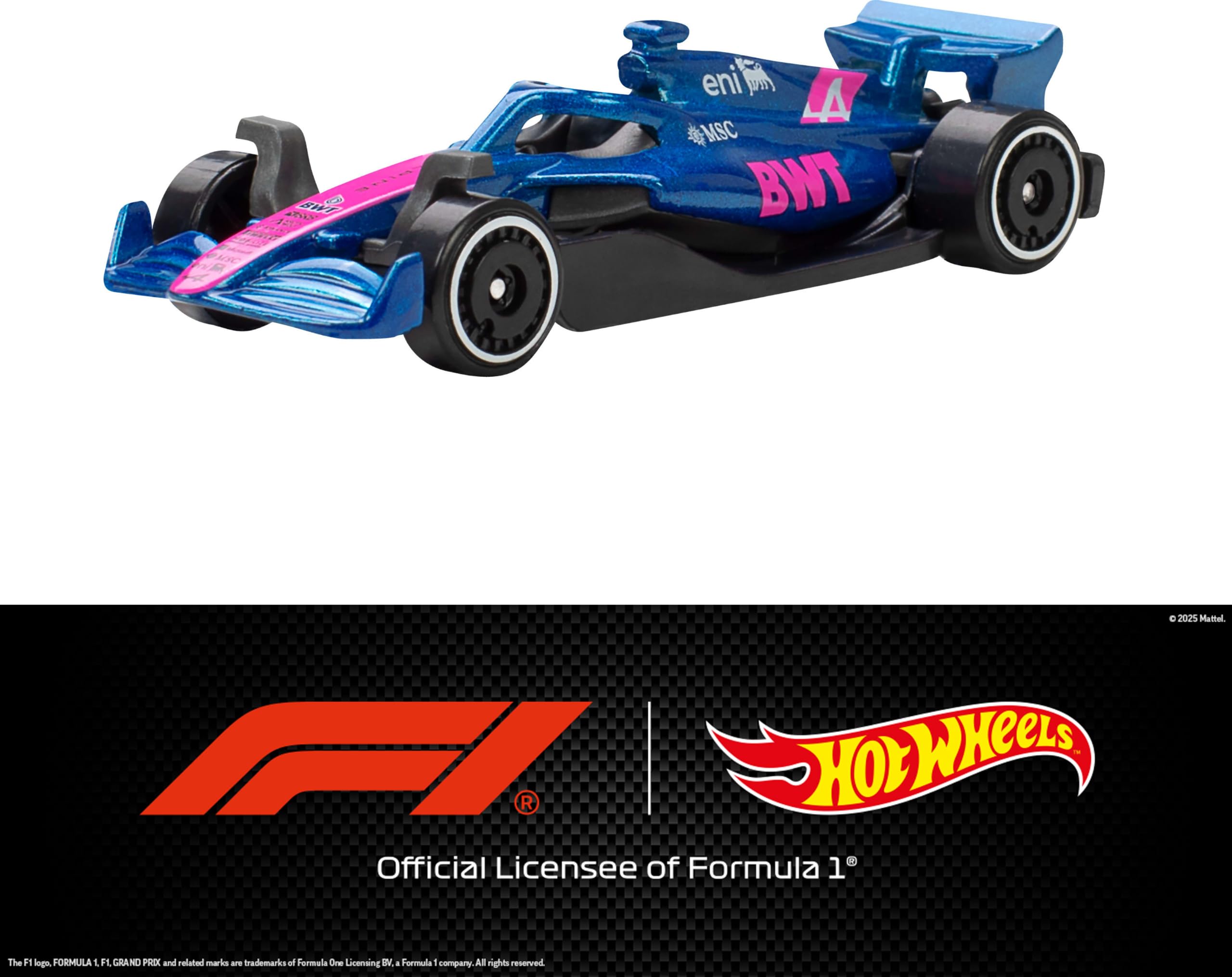 Hot Wheels Formula 1 5-Pack - 1:64 Scale Die-Cast Cars | Multicolor | Ages 3+ 3