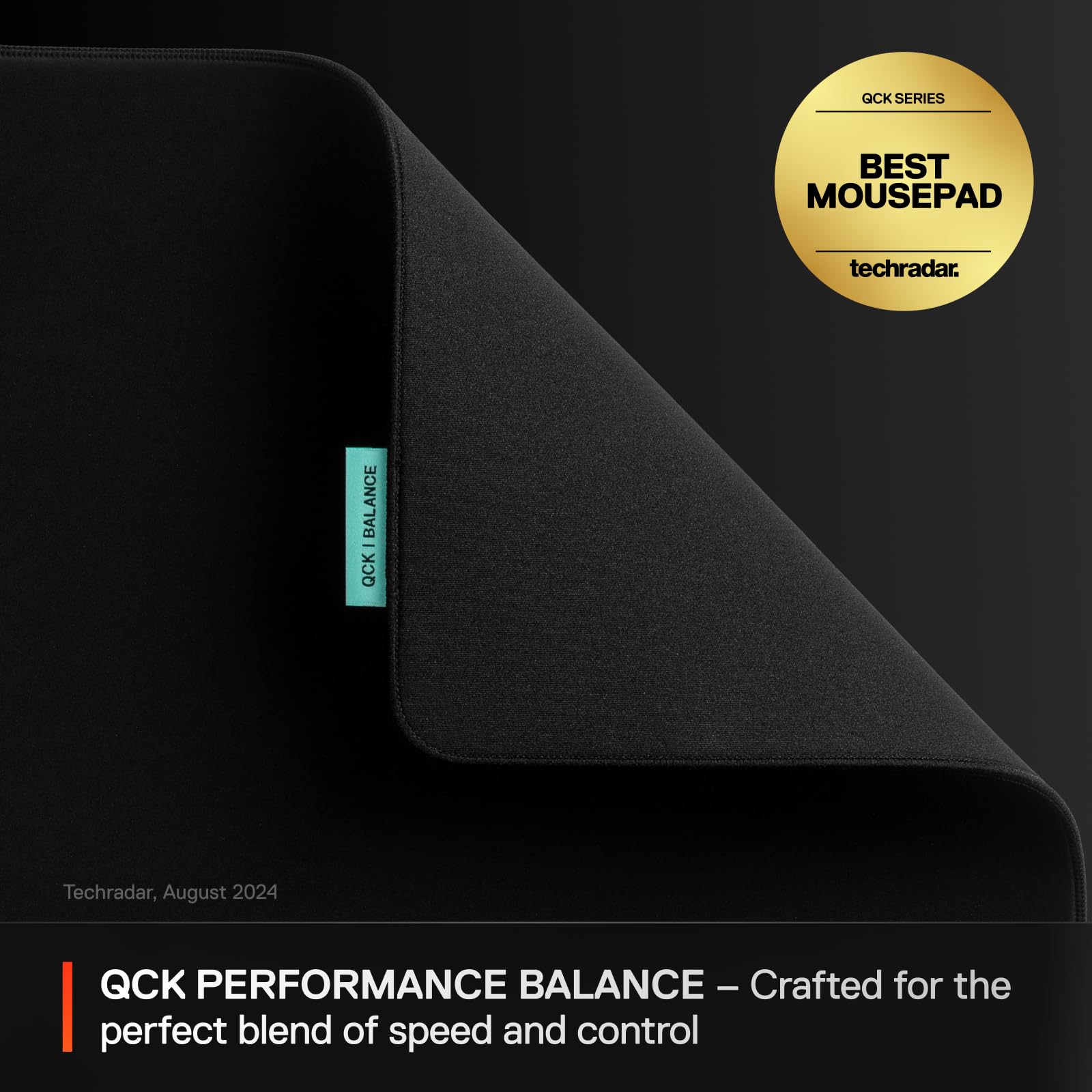 SteelSeries QcK XL Performance Balance Gaming Mousepad - 90x40cm Black 4