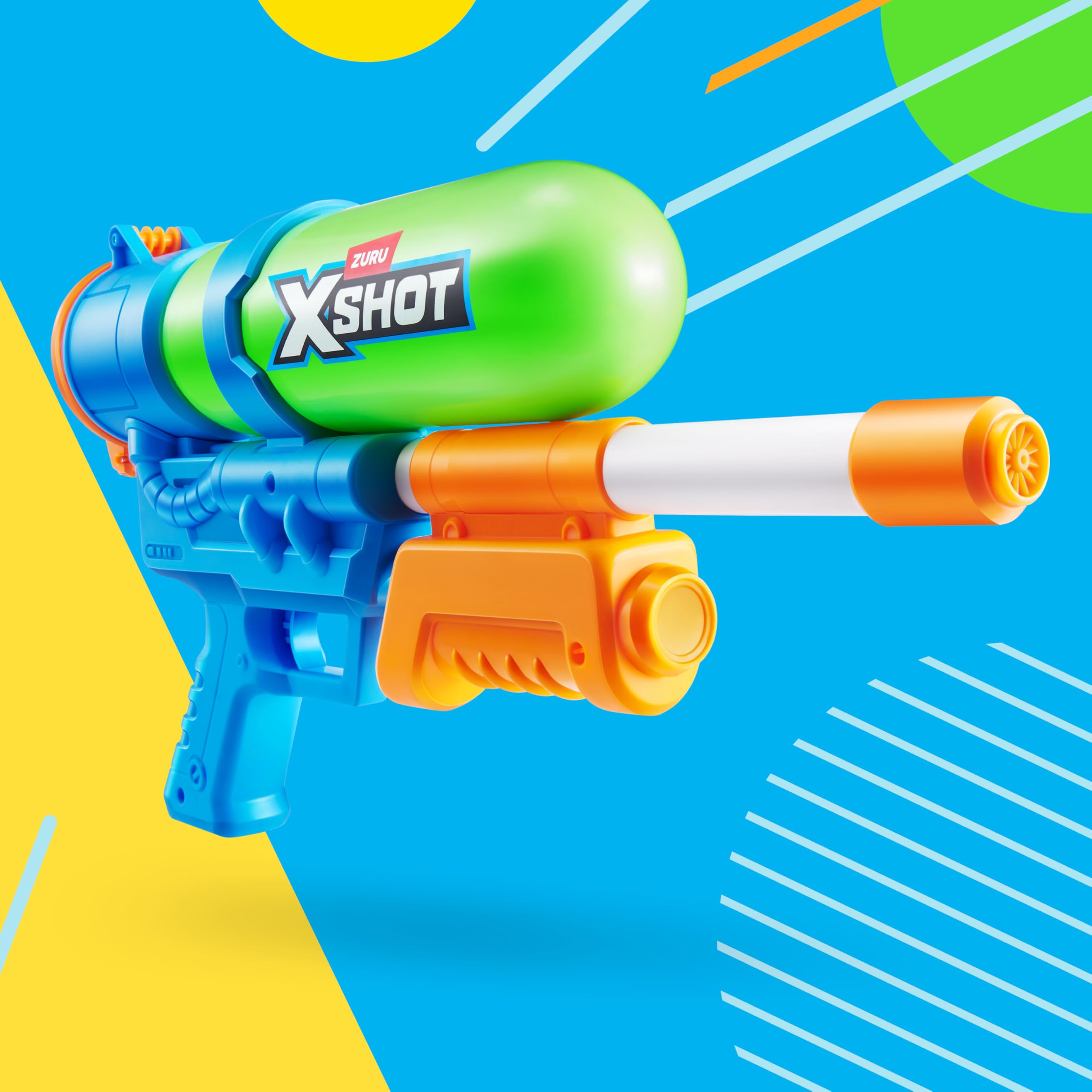 XSHOT Super Splash Water Blaster - Fast-Fill Refill | 33FT Range | 500ML Capacity | Green 2