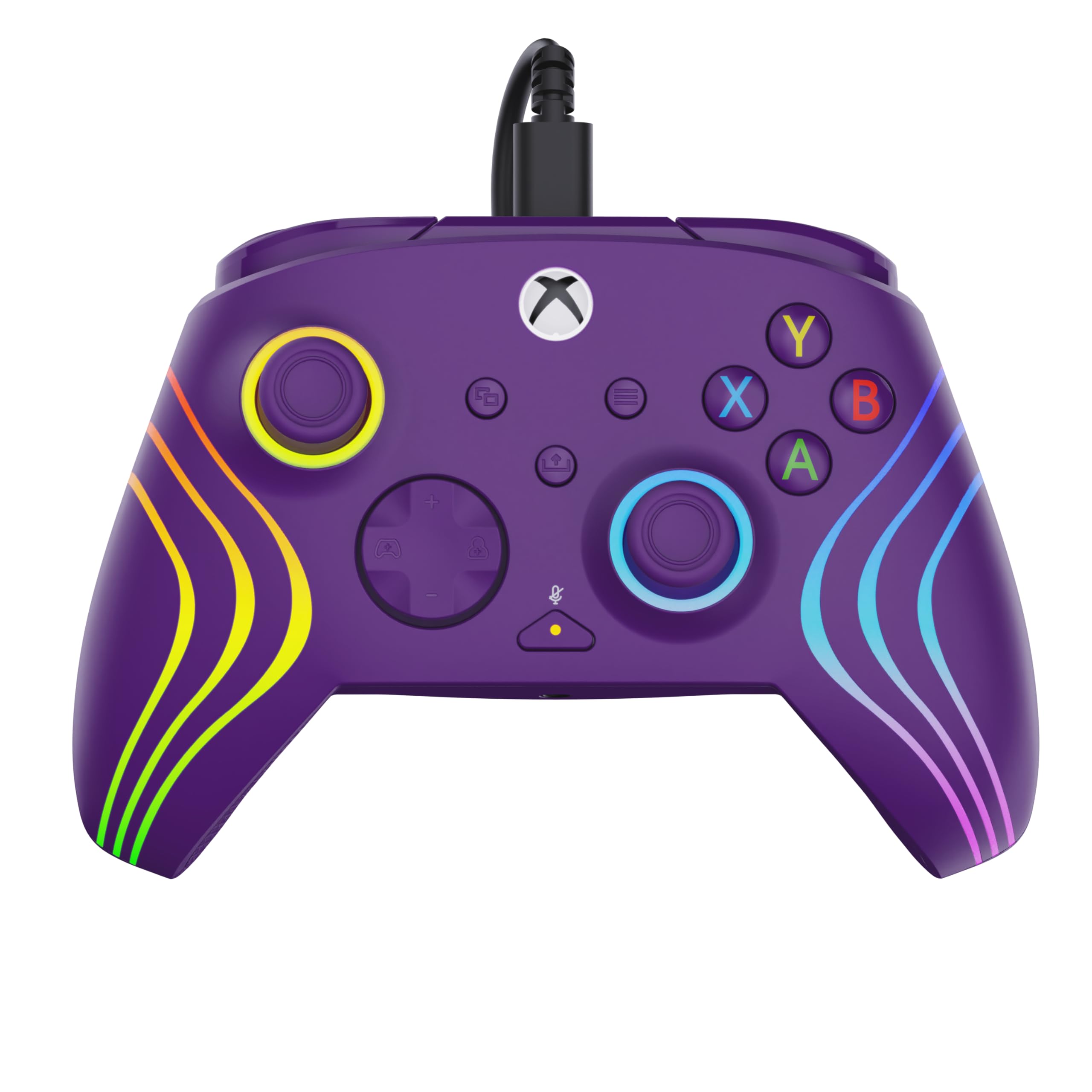 Turtle Beach Afterglow Wave Purple Wired RGB Gaming Controller for Xbox & PC 7