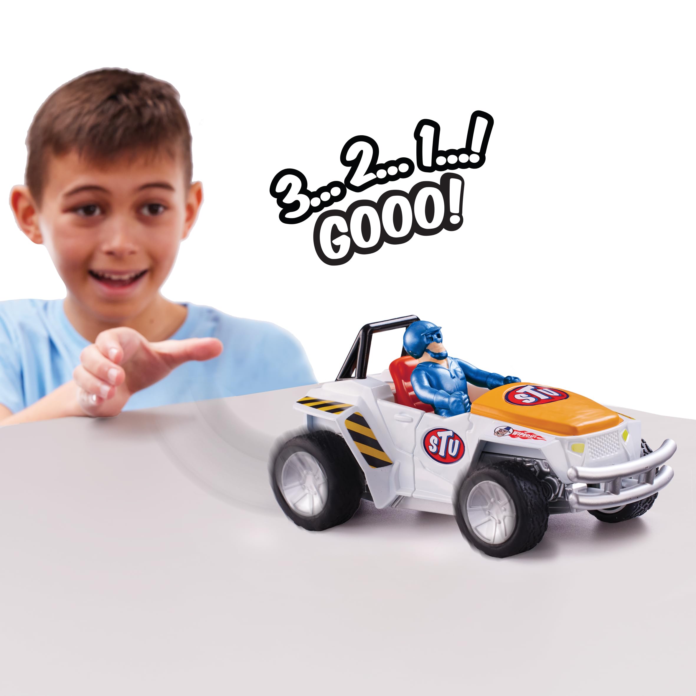 Stuntman Stu Smash and Crash Buggy - Break Apart Stunt Set with Ejector Seat 2