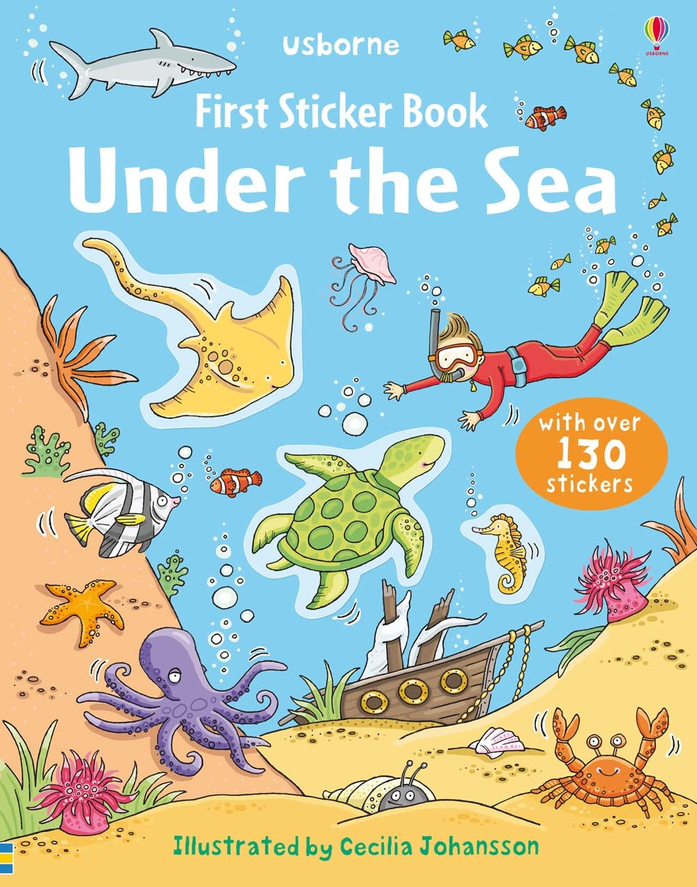 Usborne Under the Sea First Sticker Book | Over 130 Stickers | Ages 2-4