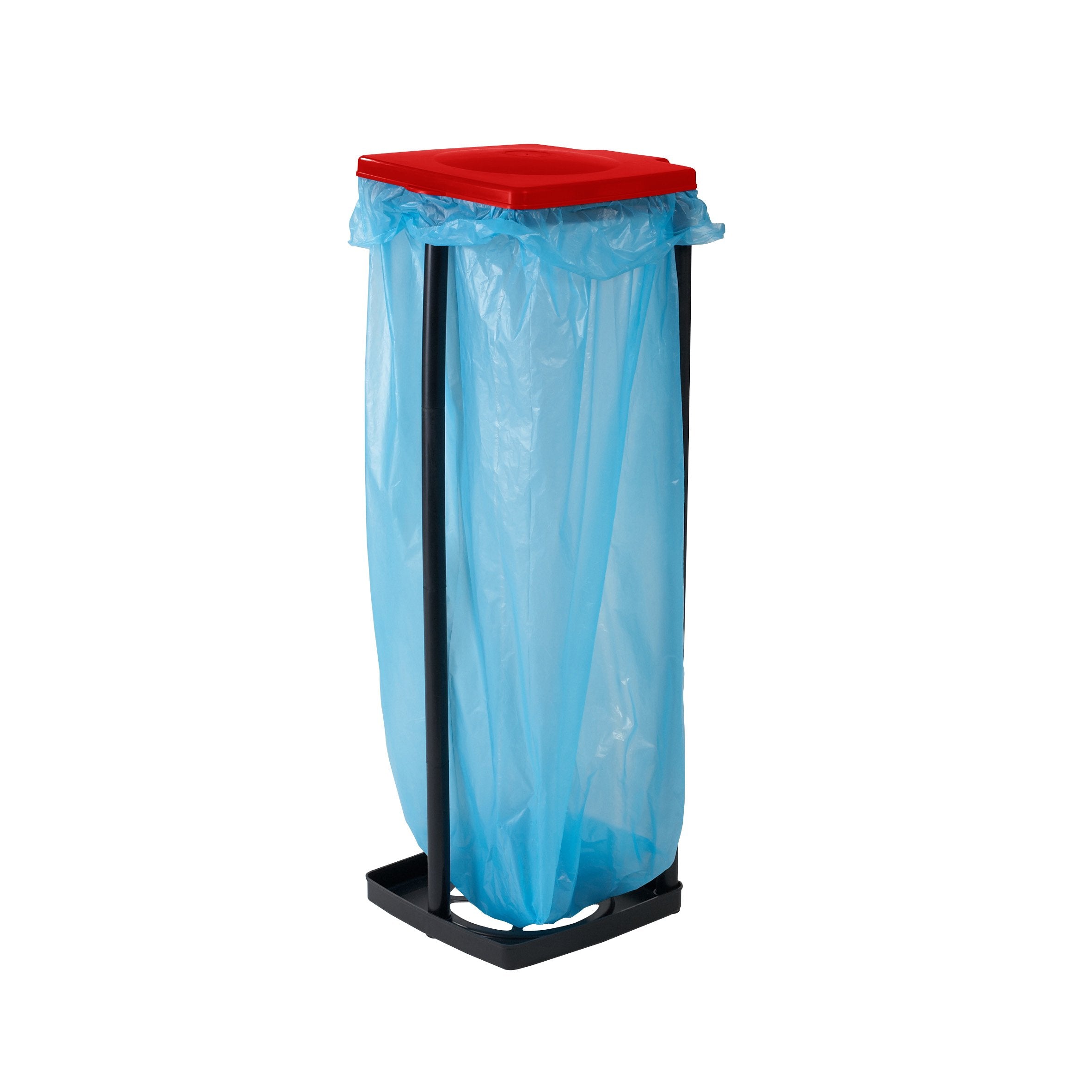 Axentia Top Star Bin Bag Holder Stand - 120L Capacity | Height Adjustable | Plastic
