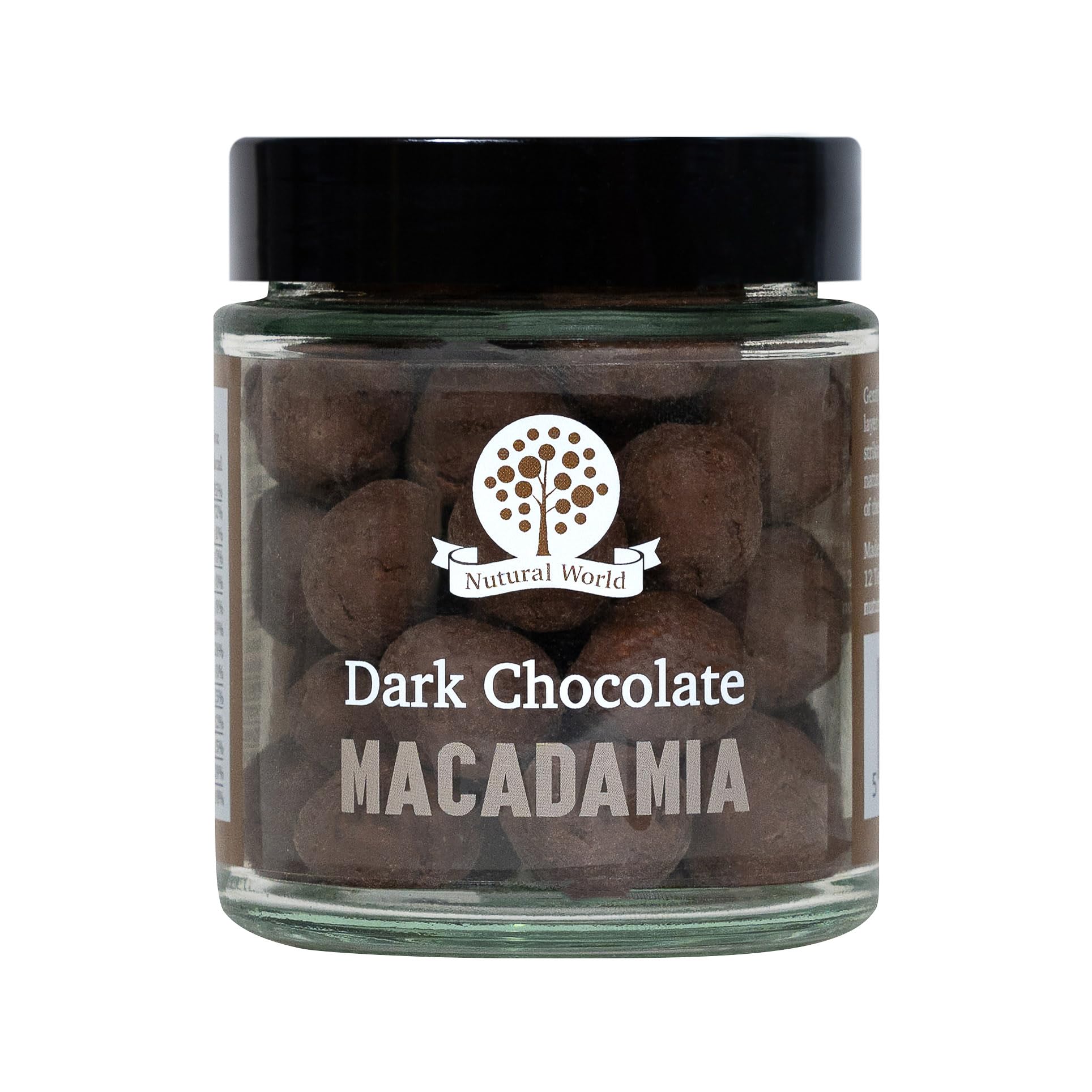 Nutural World Dark Chocolate Macadamia Nuts - 85g
