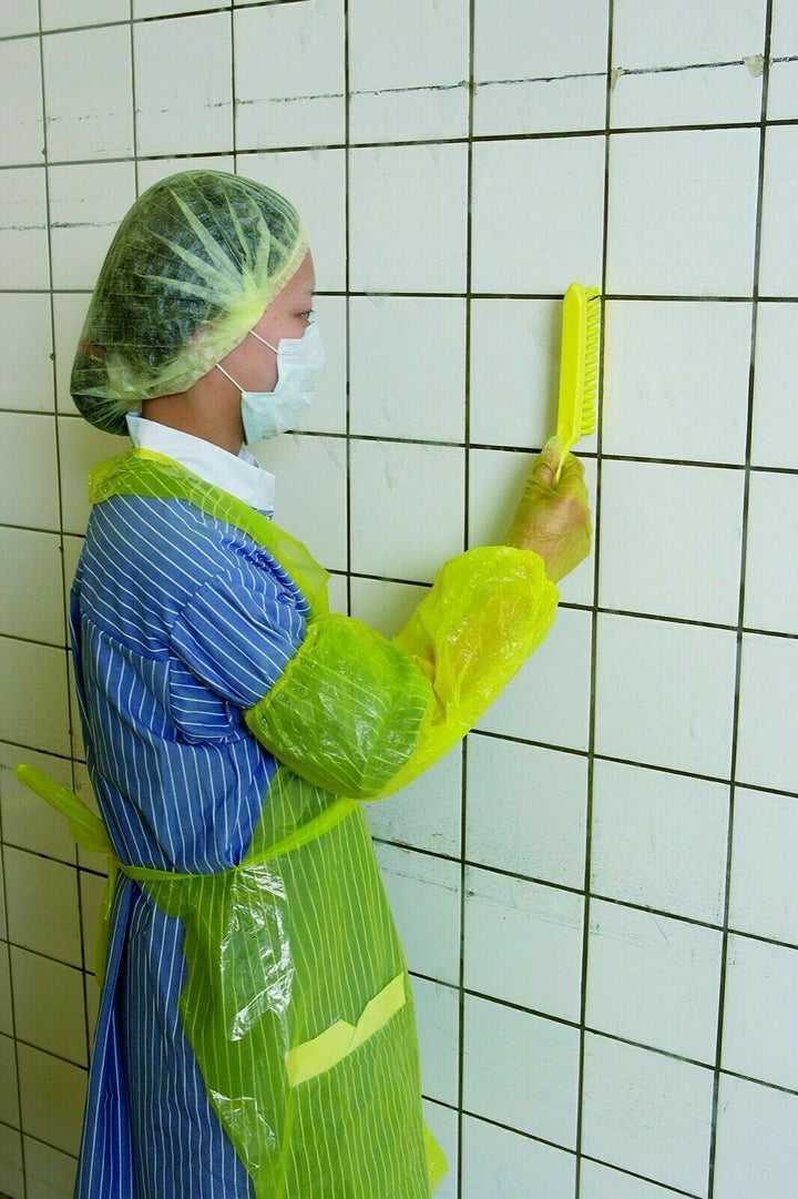 Vikan - 41953 Slim Stiff Bristle Hand Brush for Washing & Sweeping