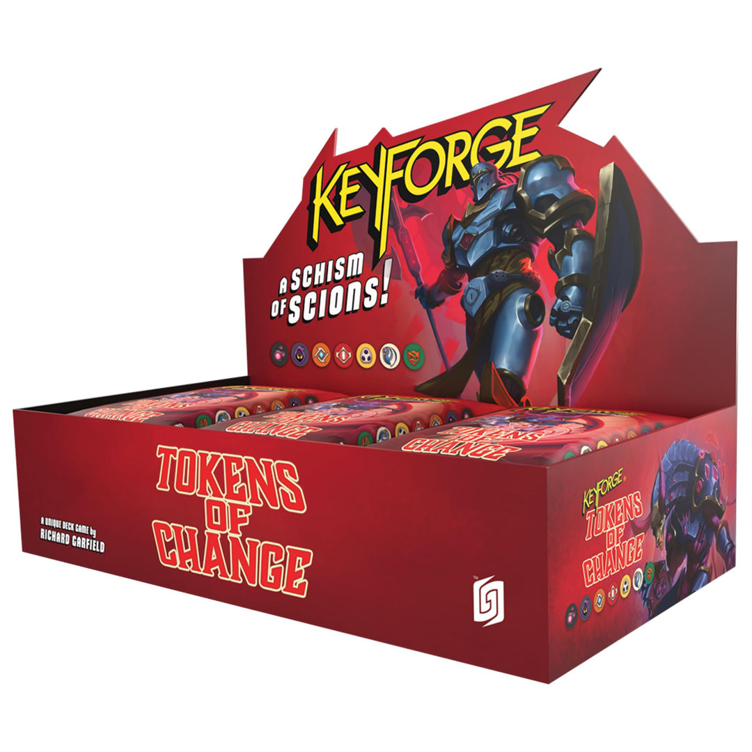 Ghost Galaxy KeyForge: Tokens of Change Deck Display (Set of 12 Decks) (GXKF19D)