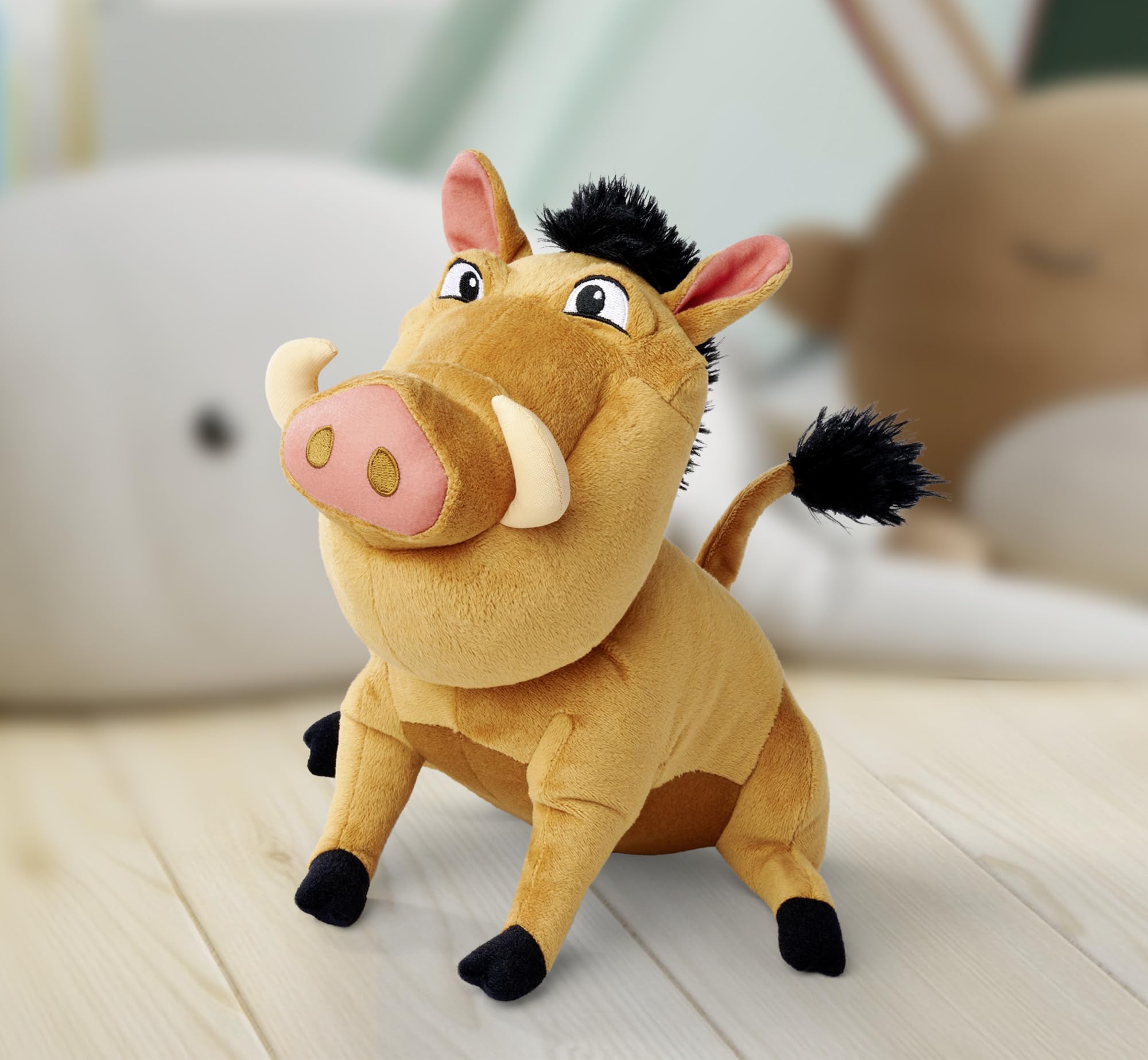 Simba Disney Lion King Pumbaa Stuffed Animal 25cm | 30 Years Anniversary Edition | Polyester 4