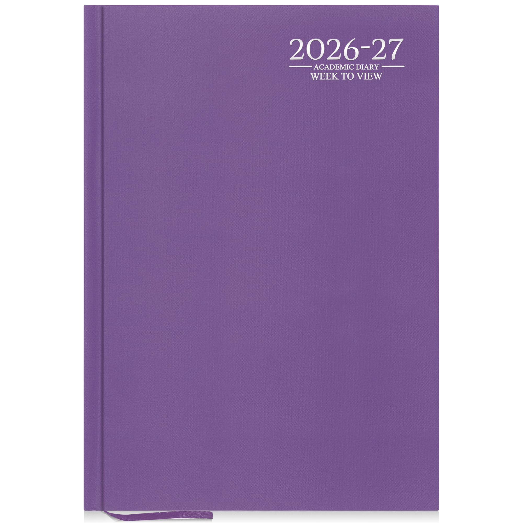 G4GADGET 2026-2027 Academic Diary - A4 Week To View Purple Hardback | August 2026 to July 2027 1