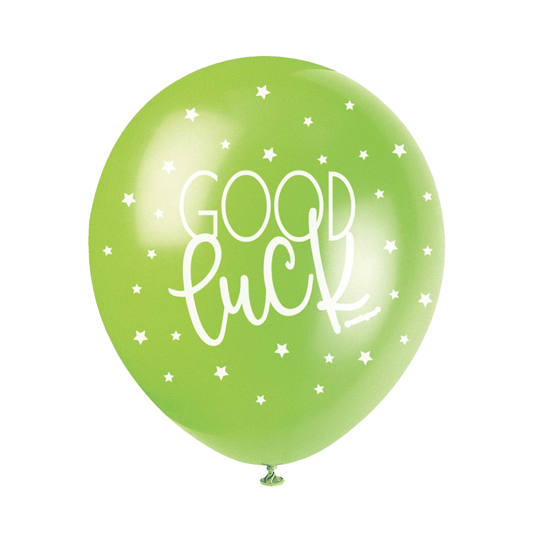 Unique Party Good Luck Multicolor Latex Balloons - 30cm | Pack of 5 | Pearlised Finish 2
