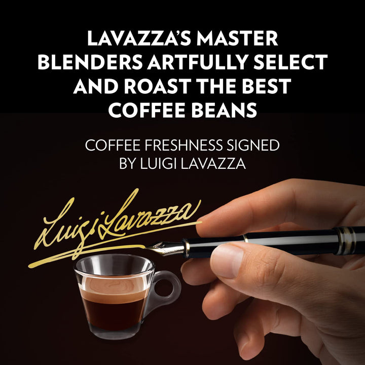 Lavazza Espresso Maestro Lungo - 100 Aluminum Capsules Compatible with Nespresso Original Machines