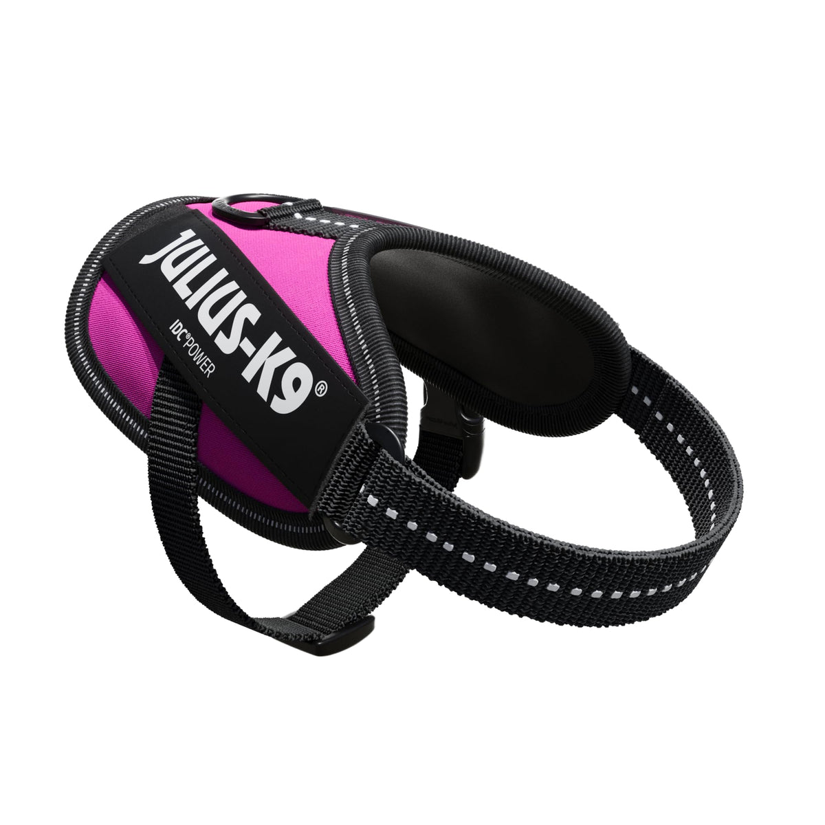Julius-K9 IDC Powerharness Dog Vest Harness - 2XS/Baby 2, Dark Pink