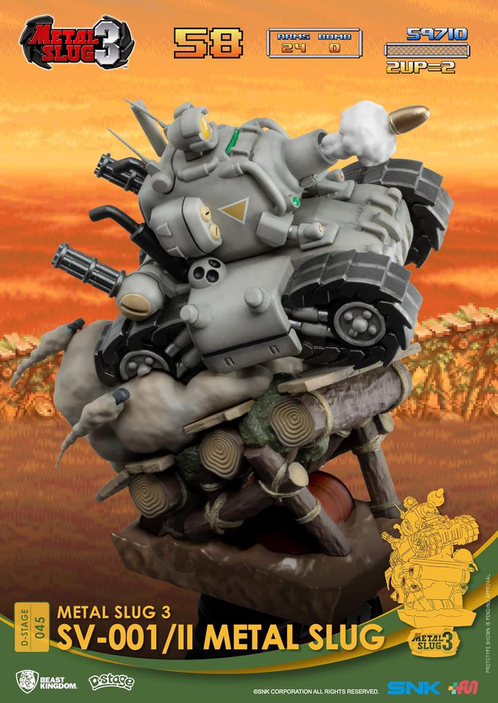 Metal Slug 3 - SV-001 II Metal Slug D-Stage 6 Statue by Beast Kingdom (2023)