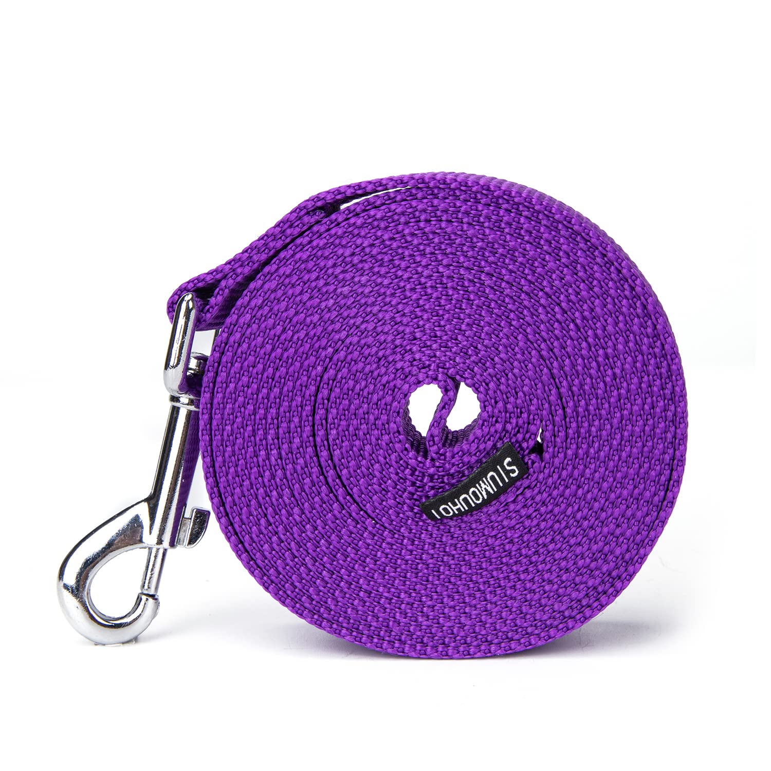 Siumouhoi Nylon Dog Training Leash - 1 Inch Wide, 10 Feet Long, Purple 7