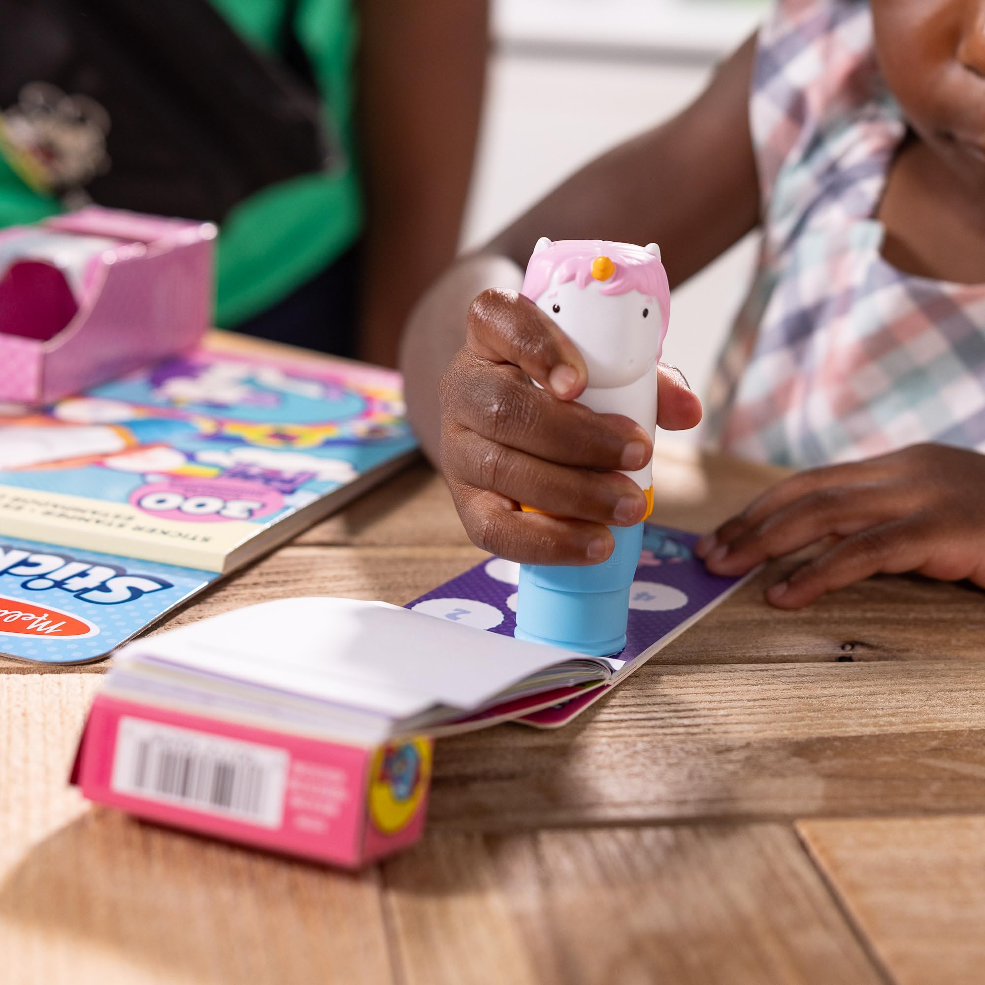 Melissa & Doug Sticker WOW! Unicorn Bundle with Stamper and 500 Stickers | Ages 3-7 6