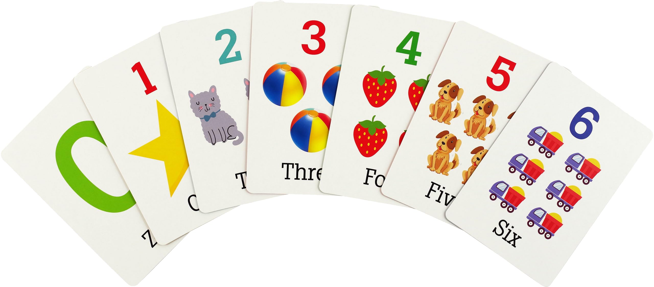 Peter Pauper Press Numbers Flash Cards - Learning Numbers, Values, and Words | Ages 3+