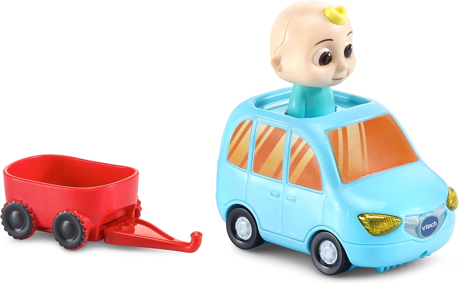 VTech Toot-Toot Drivers CoComelon JJ's House Track Set - Interactive Musical Playset for Toddlers 2