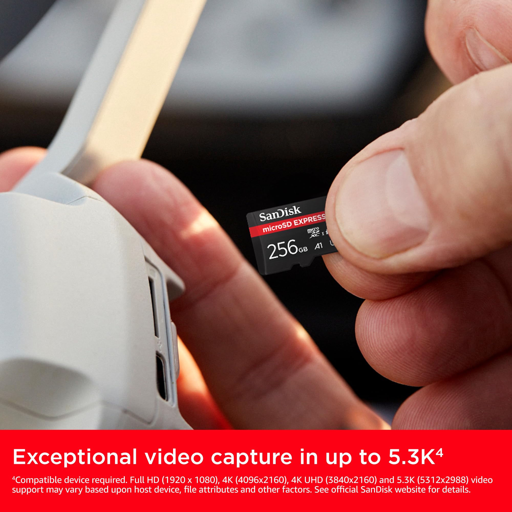SanDisk microSD Express Card 256GB - Works with Nintendo Switch™ 2 (Up to 8 2