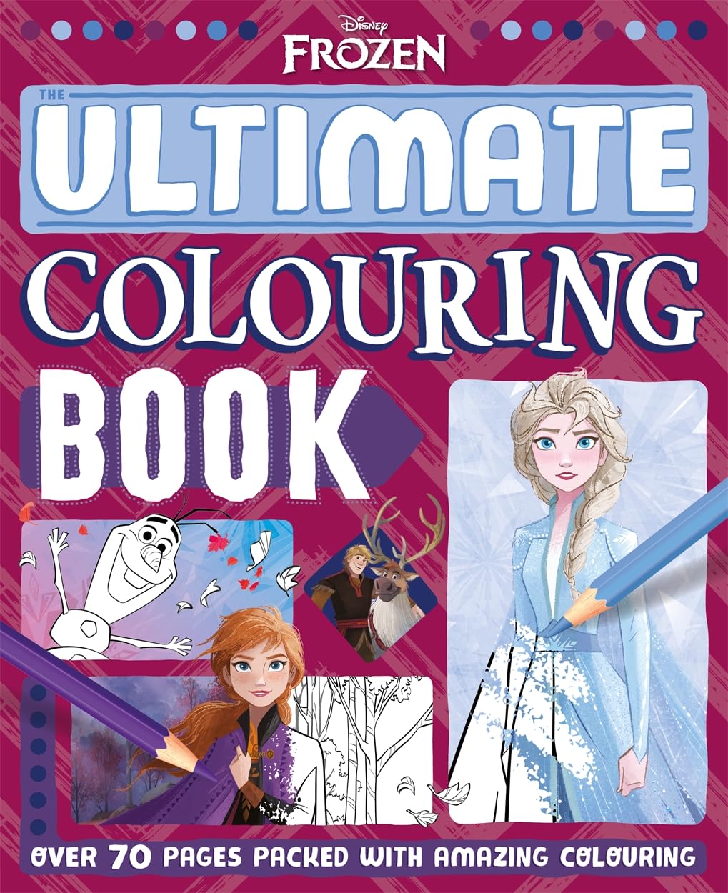 Autumn Disney Frozen The Ultimate Colouring Book | Paperback | Ages 3-6 1