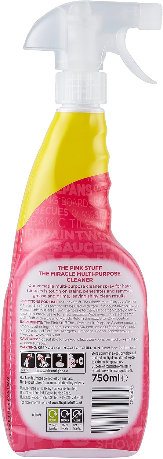 The Pink Stuff - The Miracle Multi-Purpose Cleaner Spray, 750ml