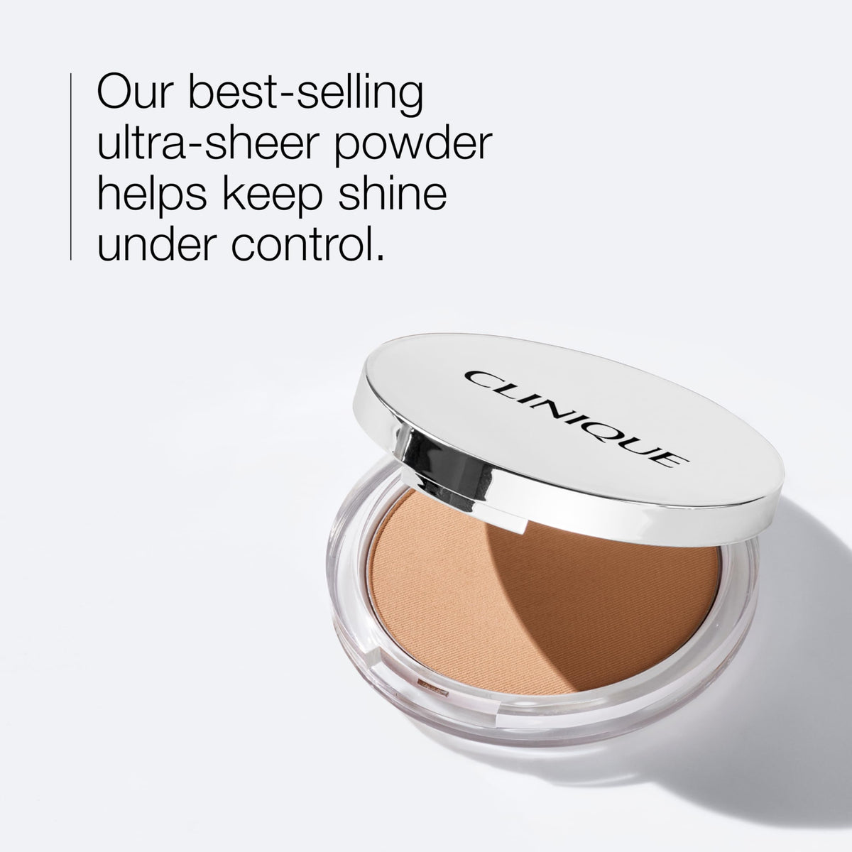 Clinique Stay-Matte Sheer Pressed Powder for Oily Skin | 7.6 g | Stay Light Neutral