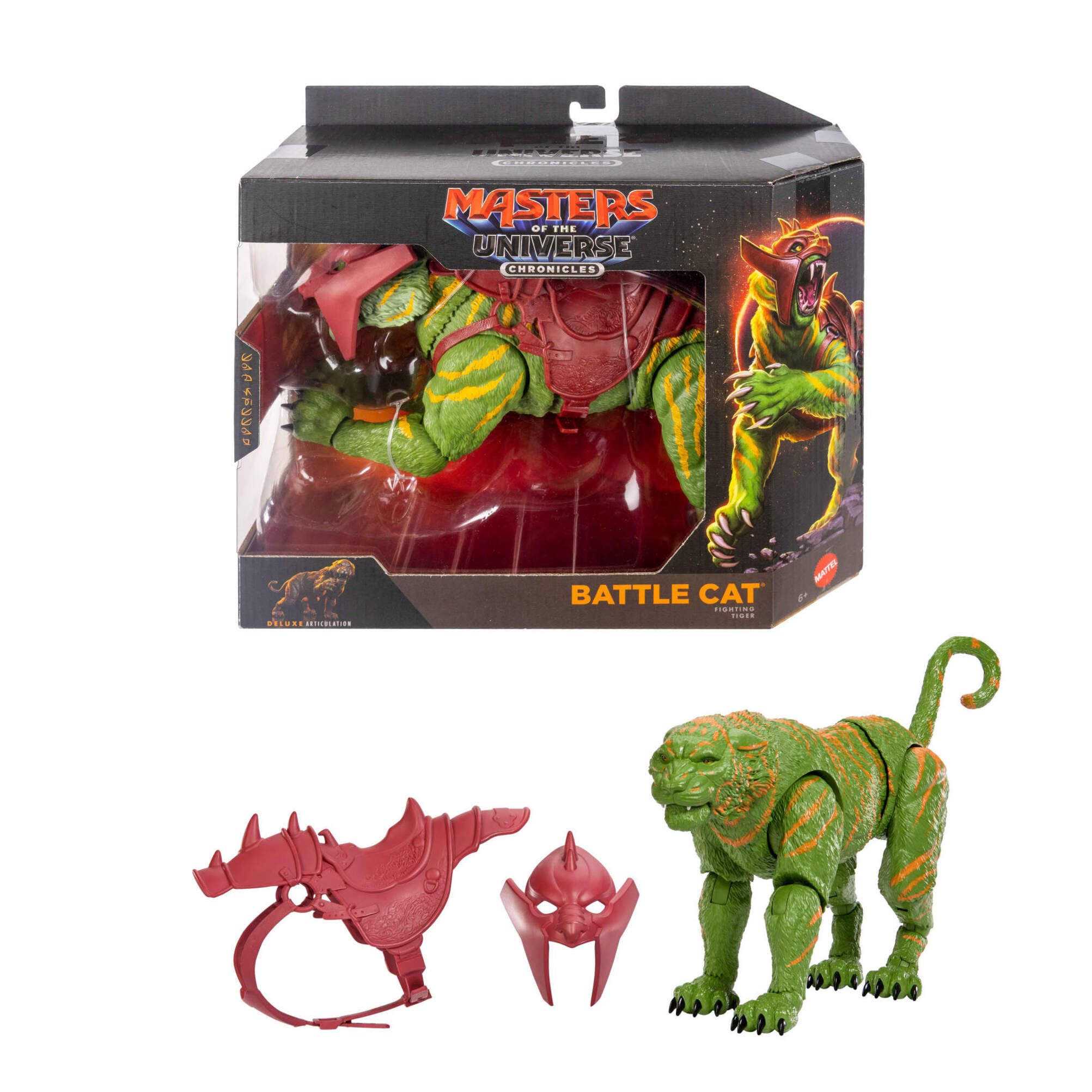 Masters of the Universe Chronicles Battle Cat Action Figure - 6.5 Inch Scale, Movie-Inspired Design | Mattel 1