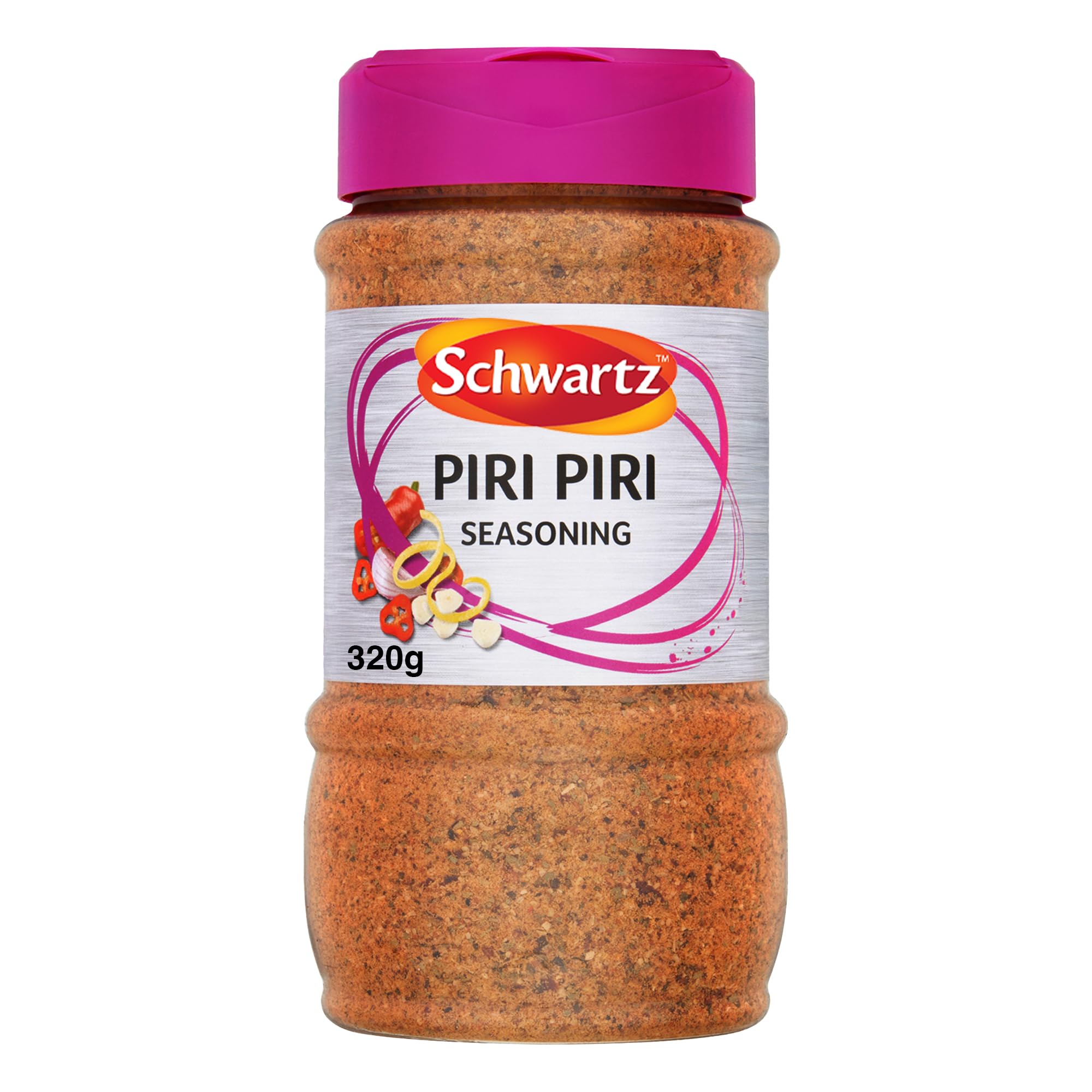 Schwartz Piri Piri Seasoning - Hot, No Artificial Colours or Flavours | 320g 1