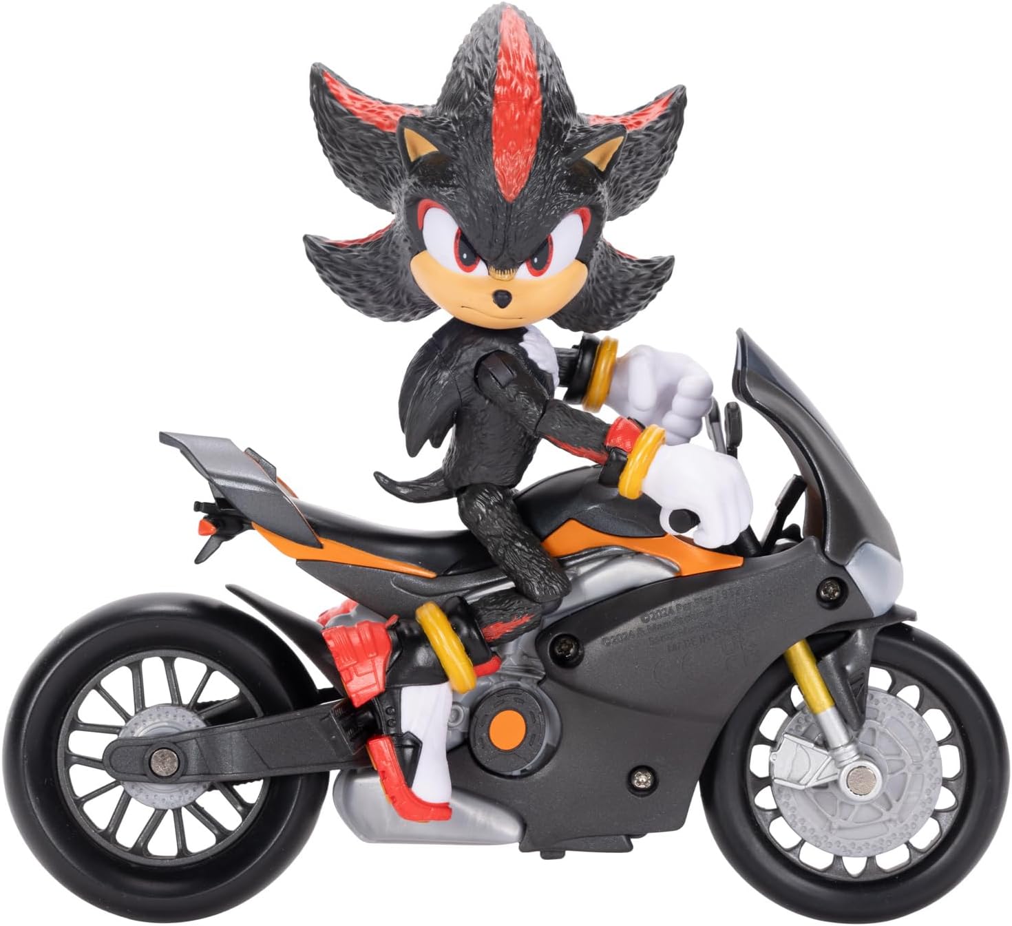 Jamakie Sonic 3 Movie 5" Action Figure with Motorcycle Vehicle 1