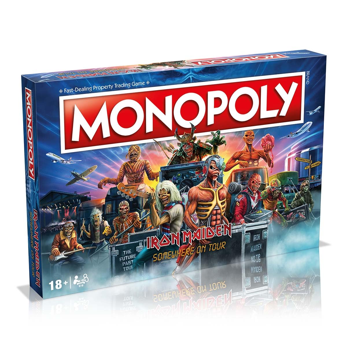 Winning Moves Iron Maiden Monopoly Board Game | Ages 18+ | 2-6 Players | 60+ Min Play Time