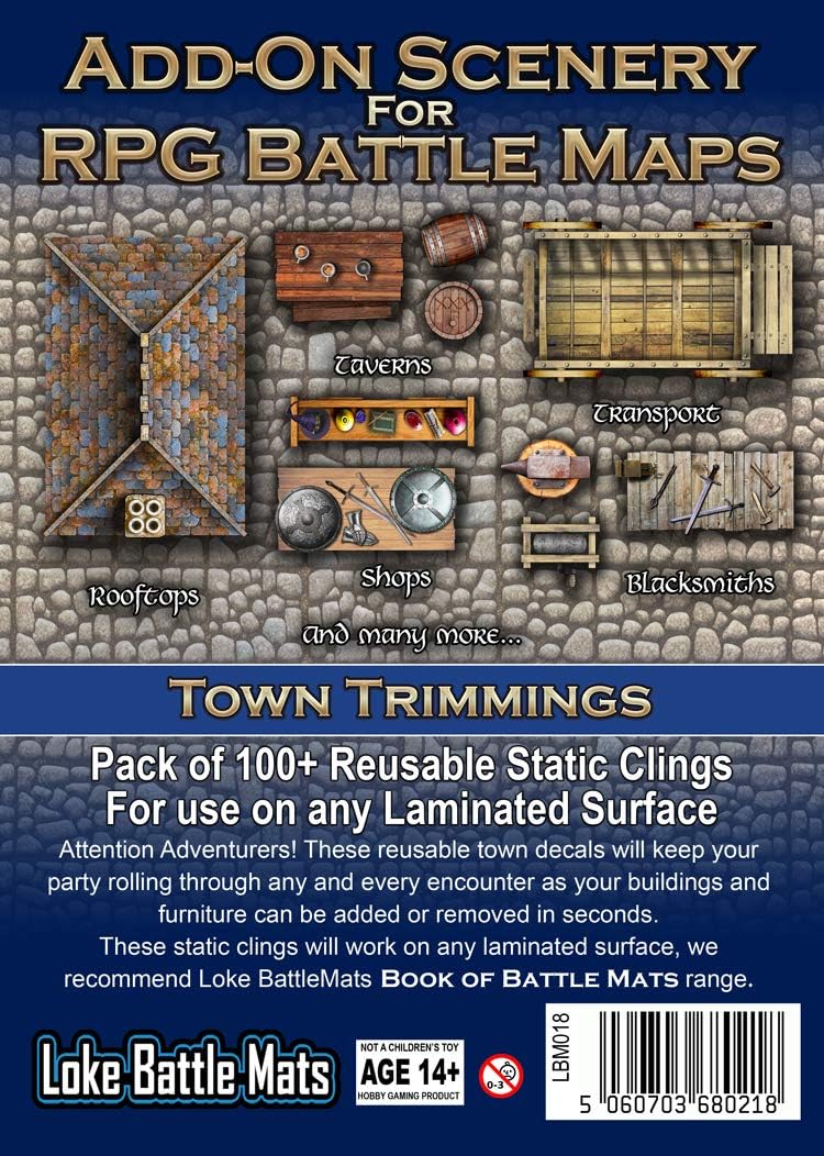 Loke Add-On Scenery for RPG Maps - Town Trimmings - Loke (Accessory Pack, 1st Edition)