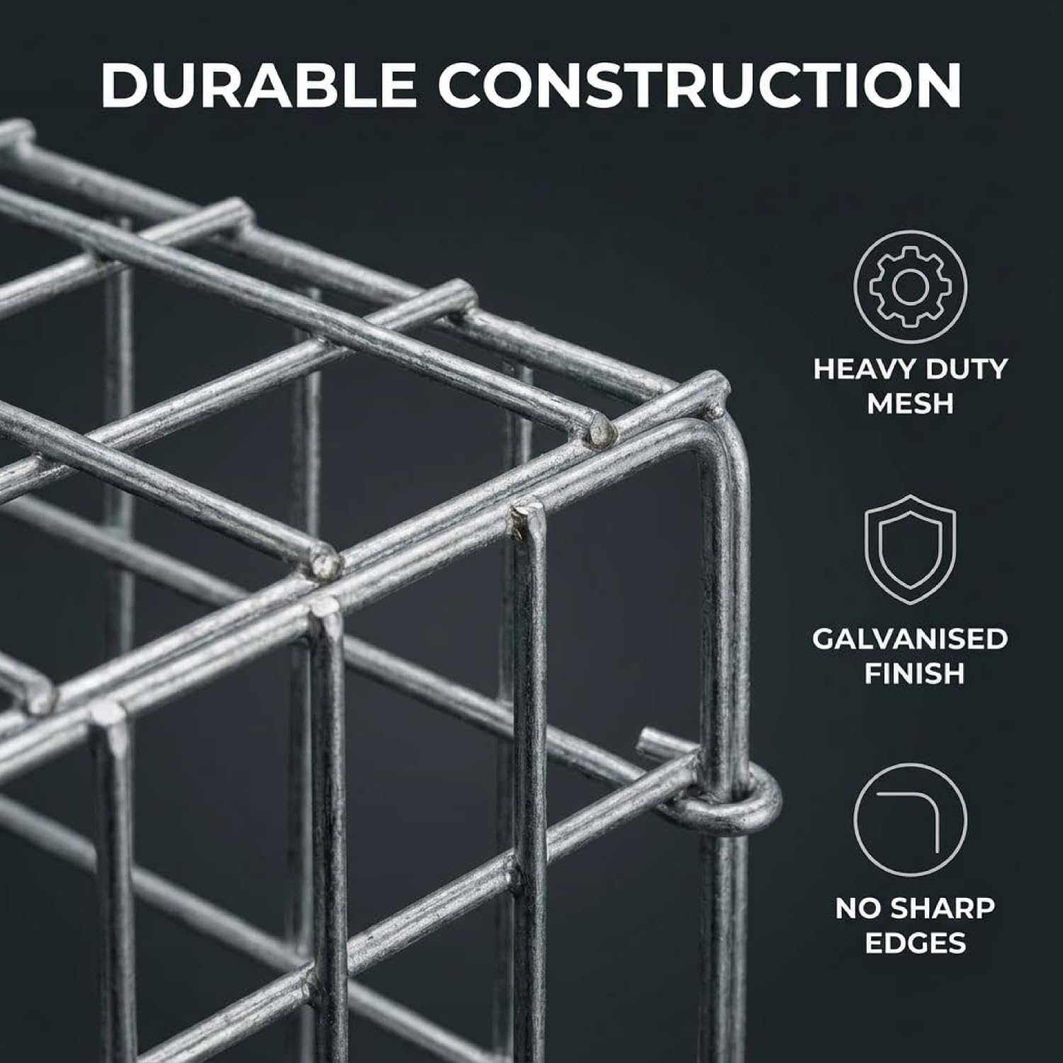 Defenders Live Animal Trap - Humane Capture | Small Cage | Galvanised Mesh 5