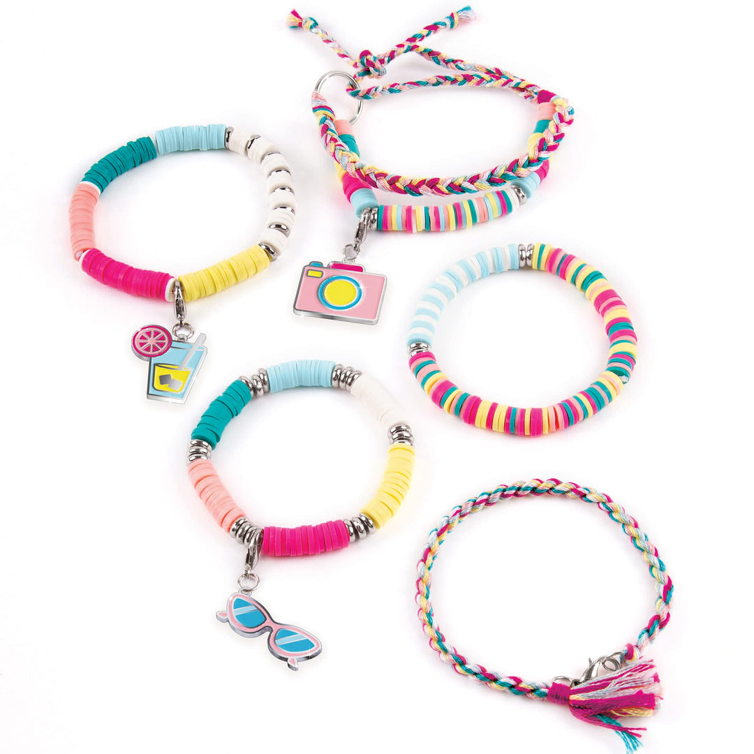 Make It Real 1317 Ensembles de fabrication de bijoux pour enfants, multicolores