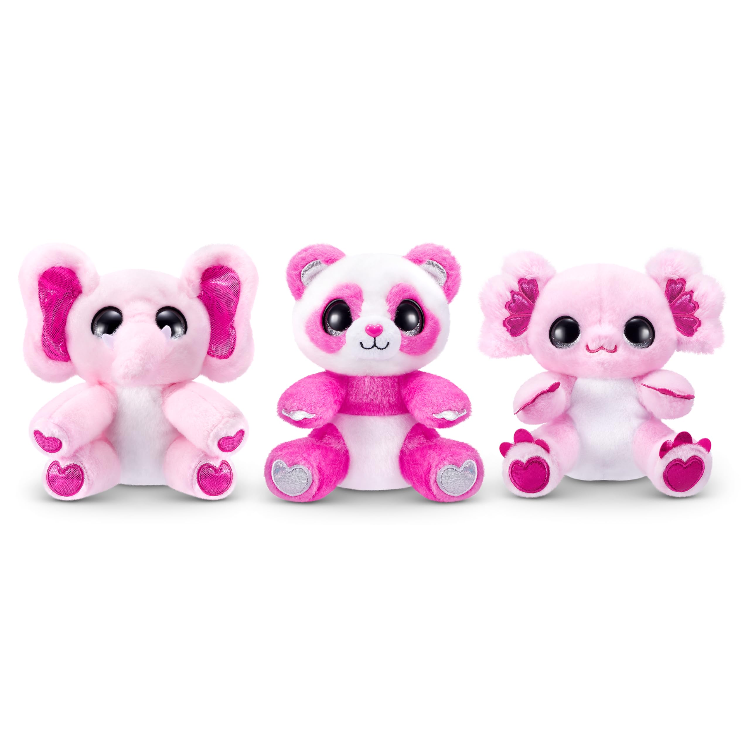Coco Cones Valentines Plush Toys - Adorable Cuddly Companions with Sequin Eyes 1