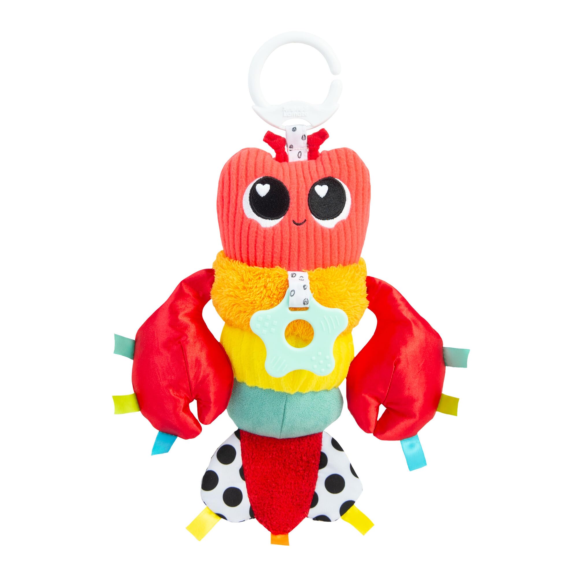 LAMAZE Liam The Lobster Clip & Go Sensory Toy | Textured | Ages 26-52 Months 1