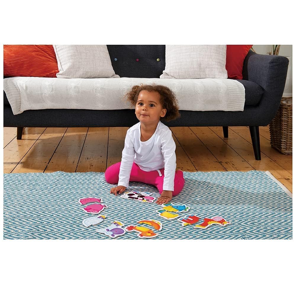 Galt Toys Baby Puzzles - Jungle Theme | 6 Shaped 2-Piece Puzzles for Ages 18 Months+