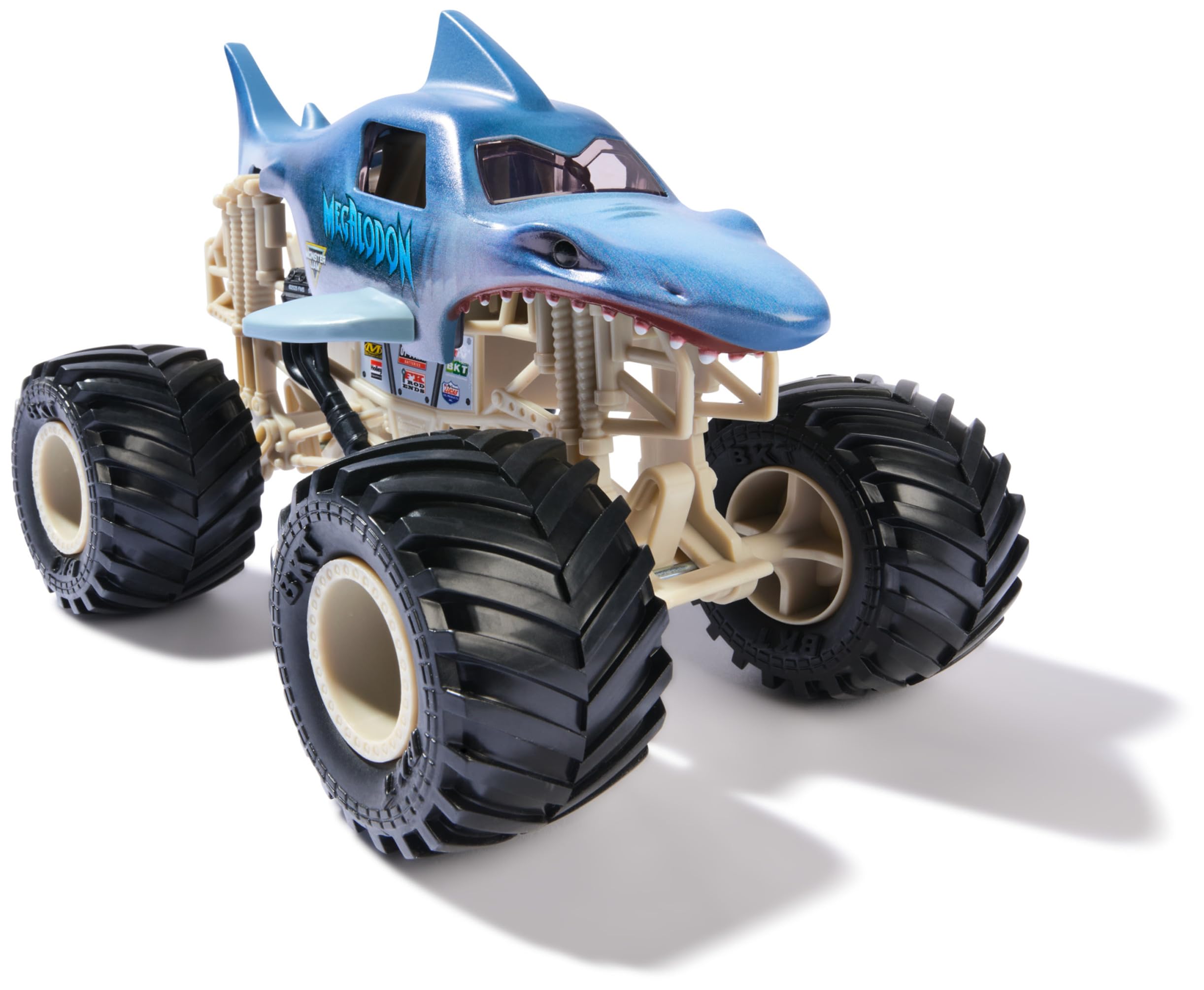 Monster Jam Megalodon Monster Truck - 1:24 Scale Die-Cast Vehicle for Kids 2