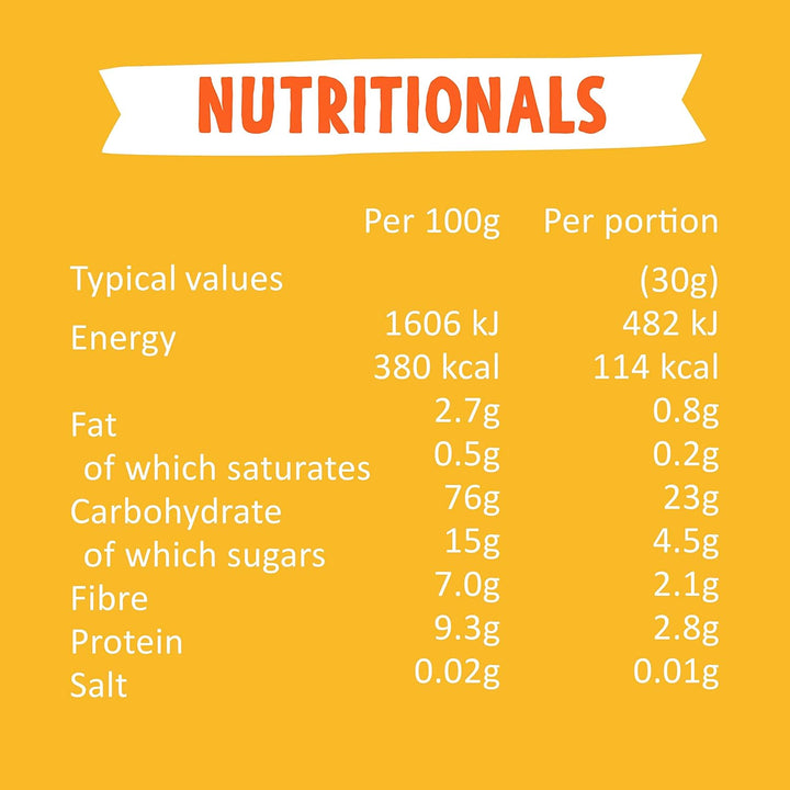 BEAR Alphabites Multigrain Cereal for Kids - High Fibre Breakfast Cereal - 350g
