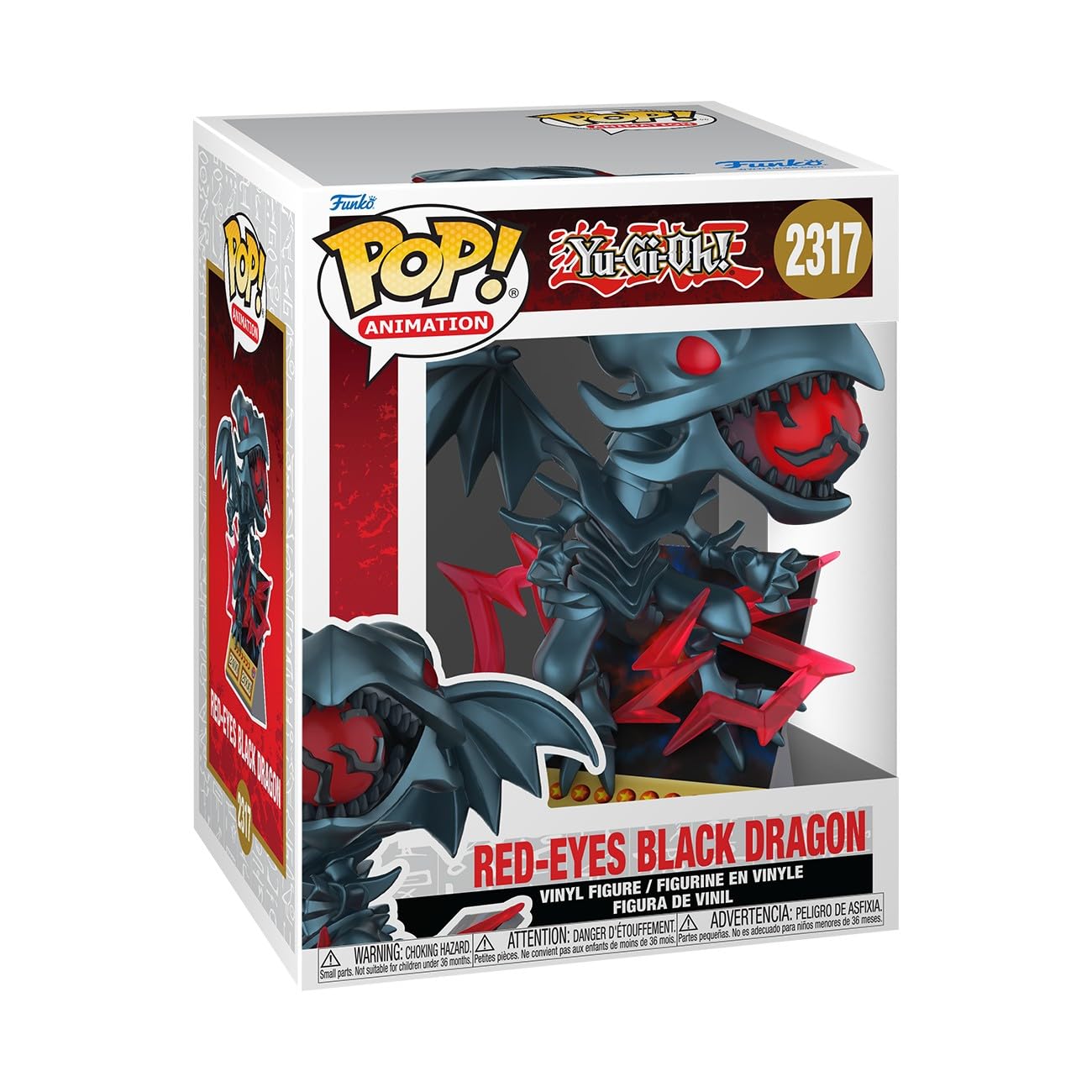 Funko POP! Premium Vinyl Figure - Red-Eyes Black Dragon | Chibi Style | 3.75 Inch 1